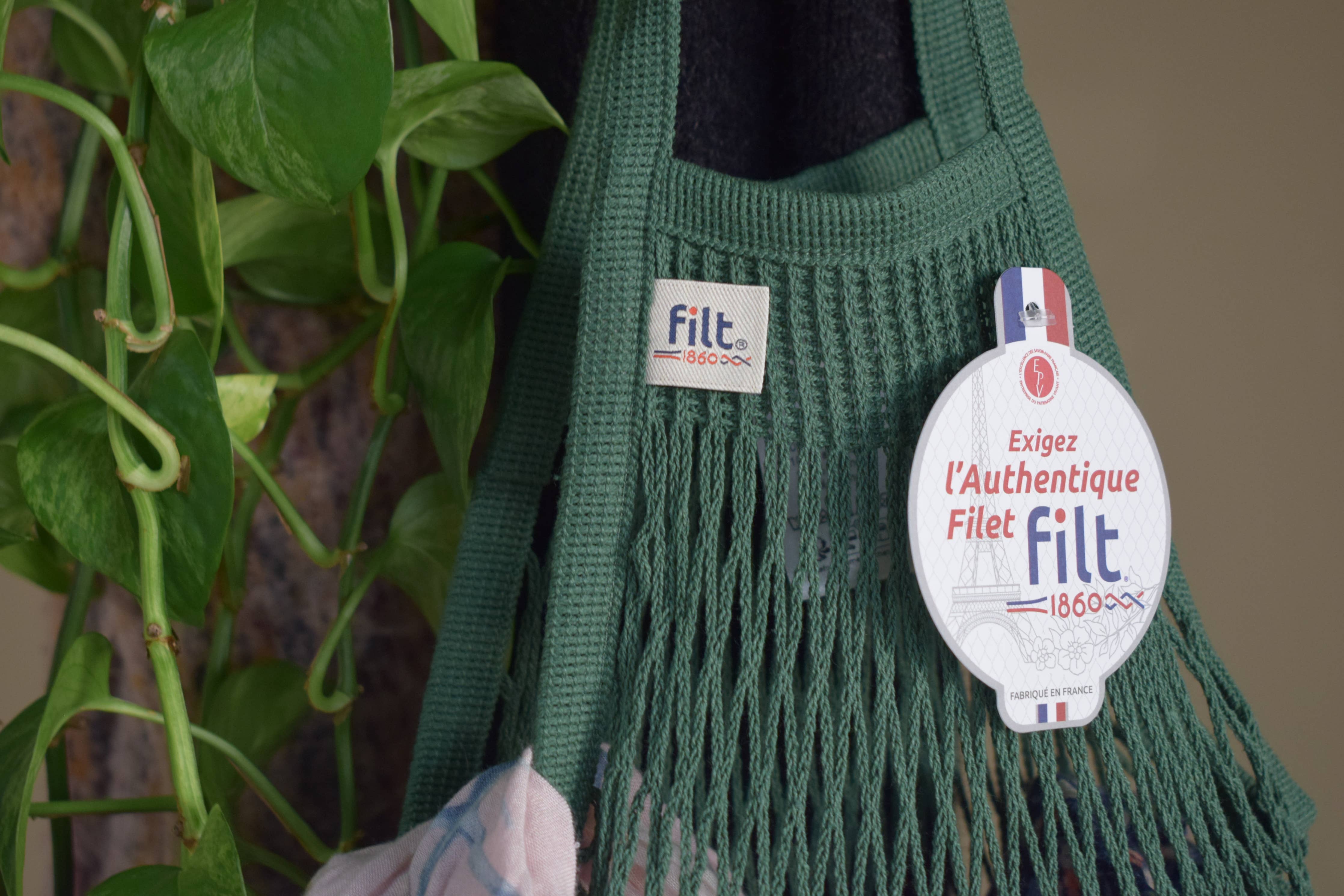 Net Shopping Bag Forest Green - Filt1860