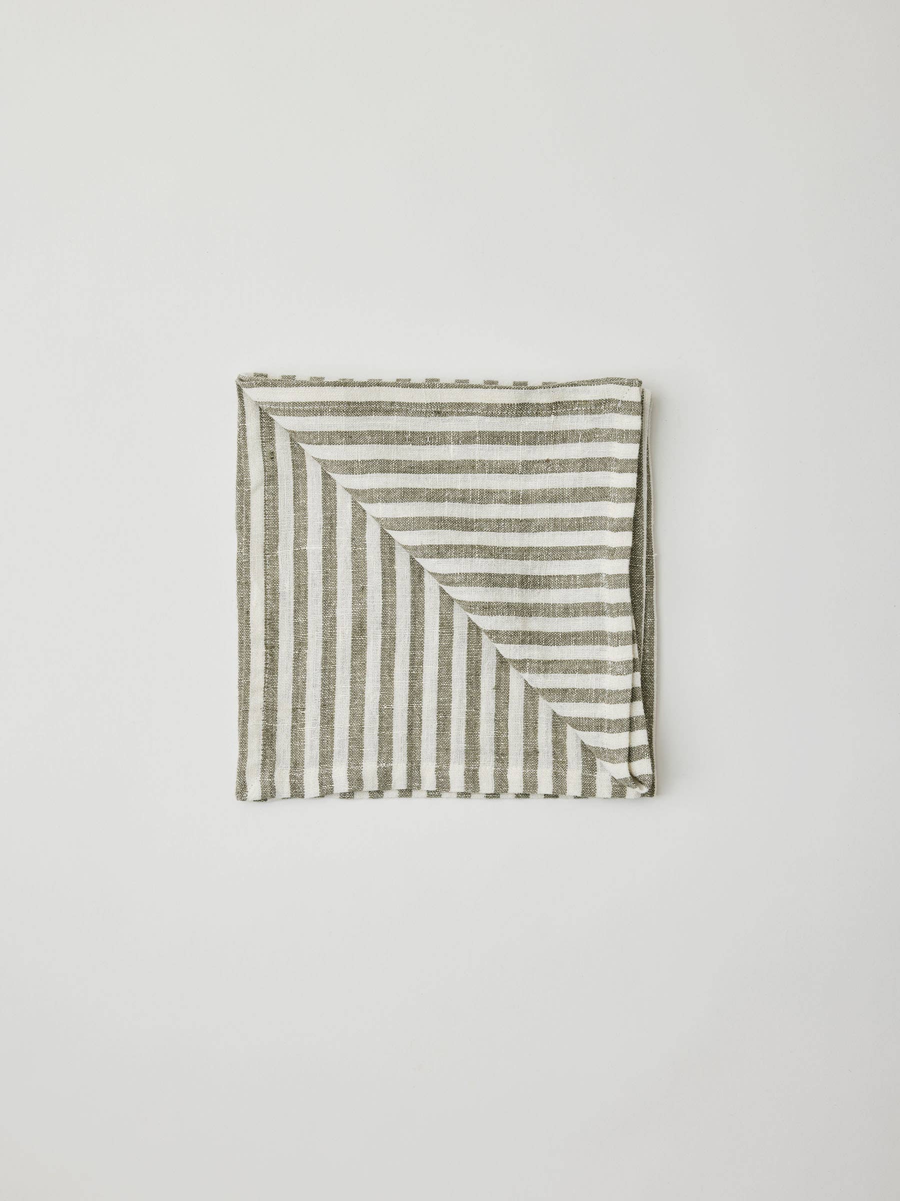 Leon napkin - 100% linen: Green