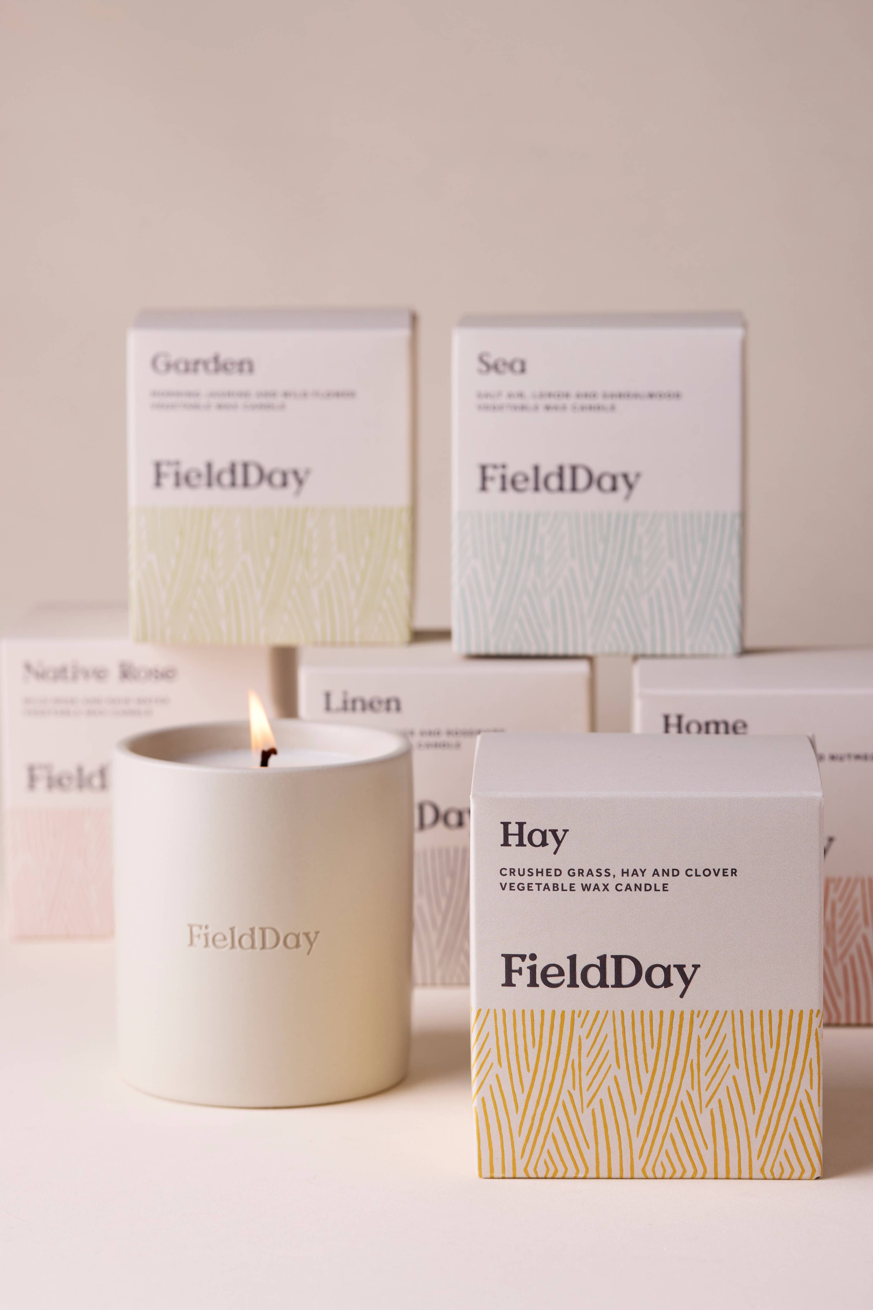 Hay Classic Vegetable Wax Stoneware Candle - Fieldday