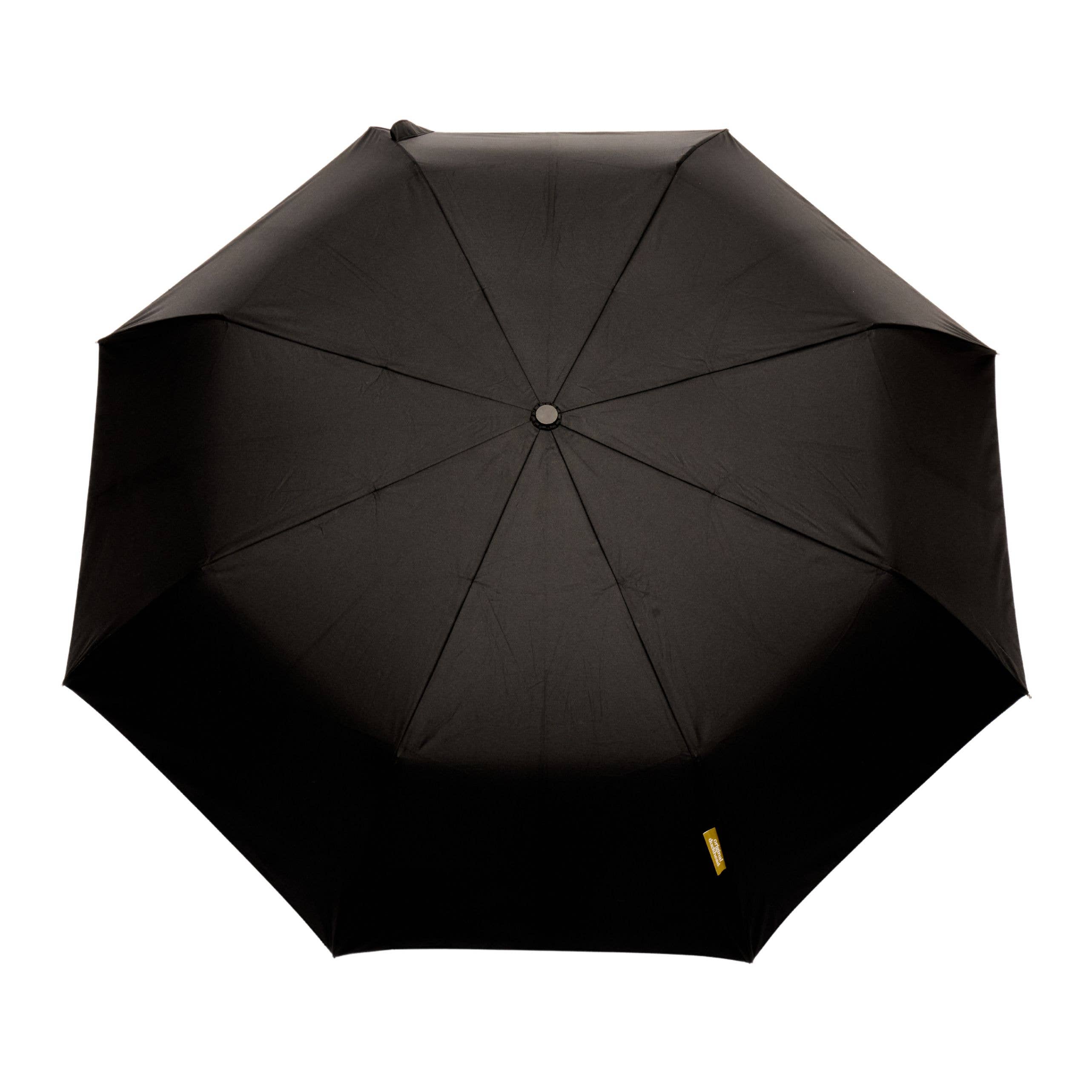 The Daily - Dark Olive Eco-Friendly Automatic Umbrella: Black