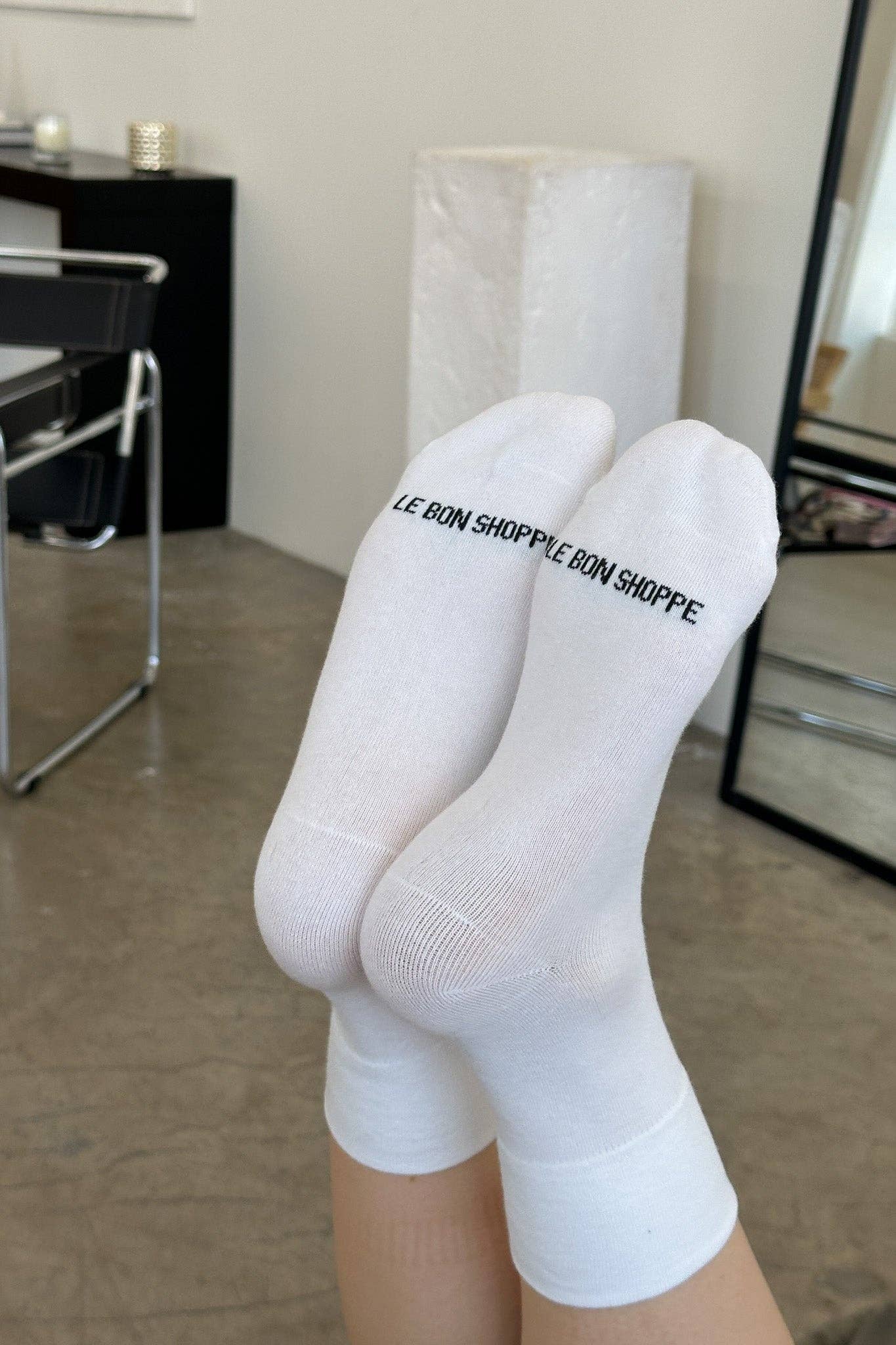 Sneaker Socks : Classic White - Le Bon Shoppe