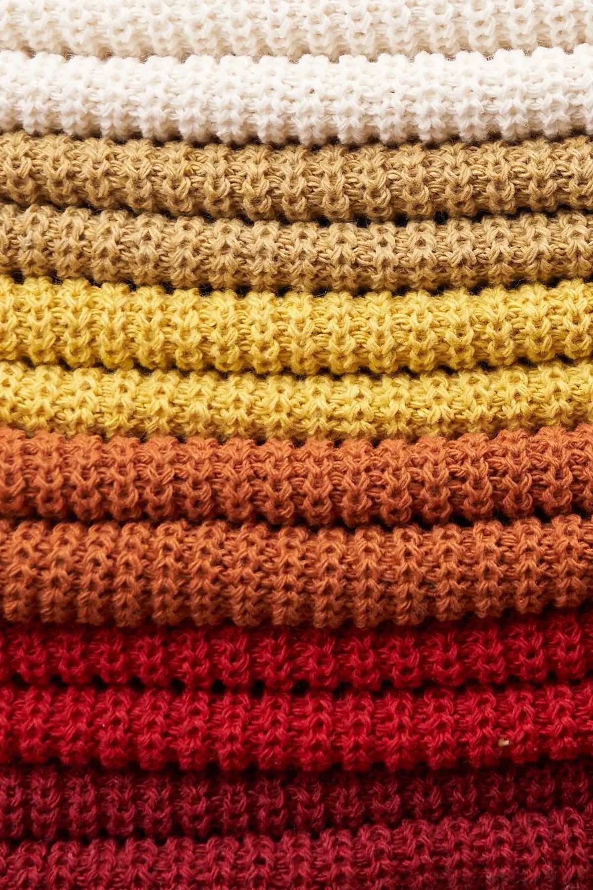 Ecru Upcycled Cotton Watchcap: One Size