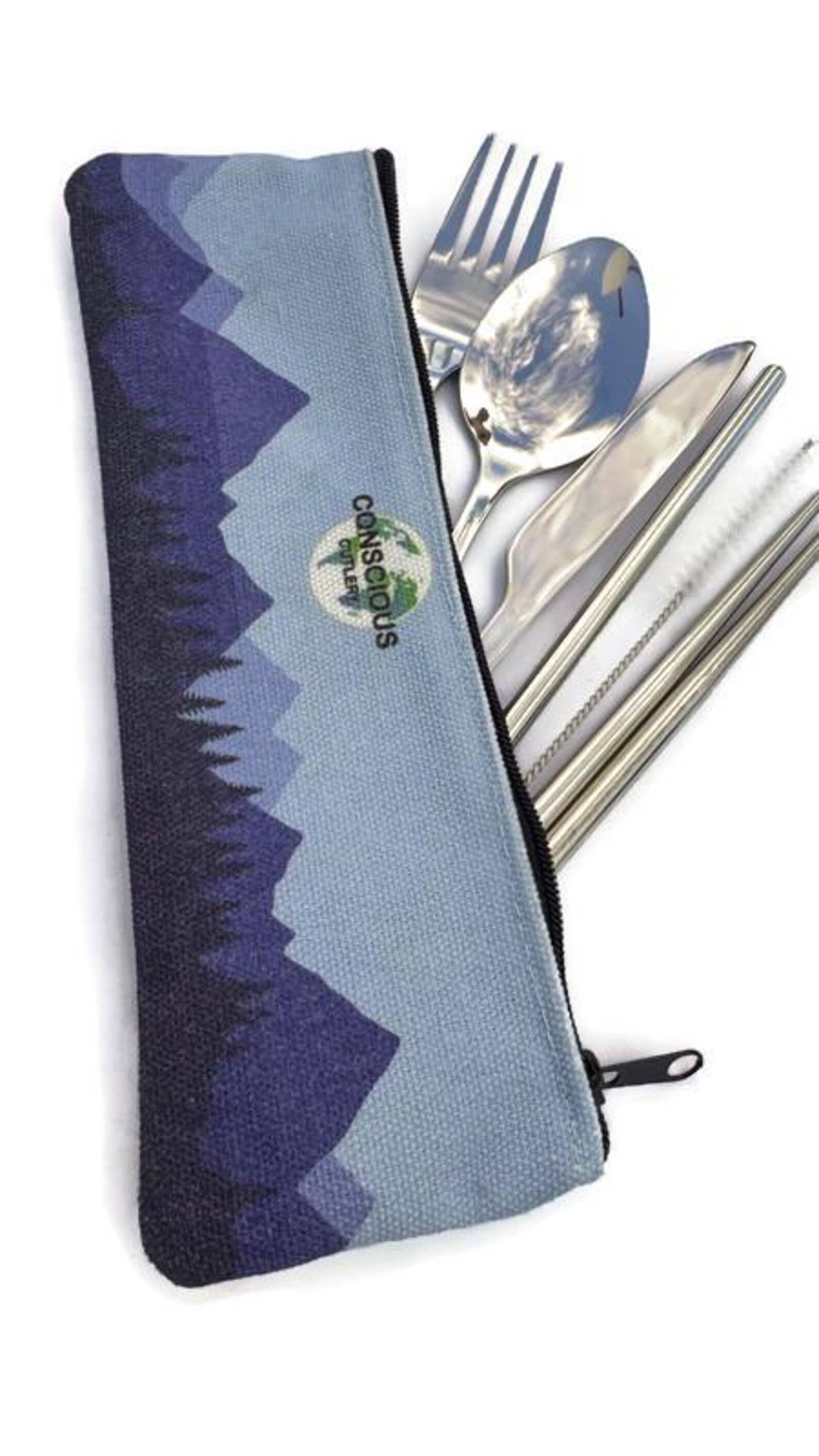 Blue Mountains Travel Cutlery Set — Conscious Cutlery