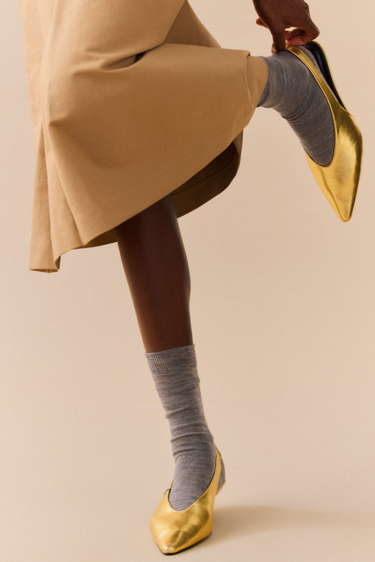 Correct Grey Merino Socks: Correct Grey / Large (UK 11-13)