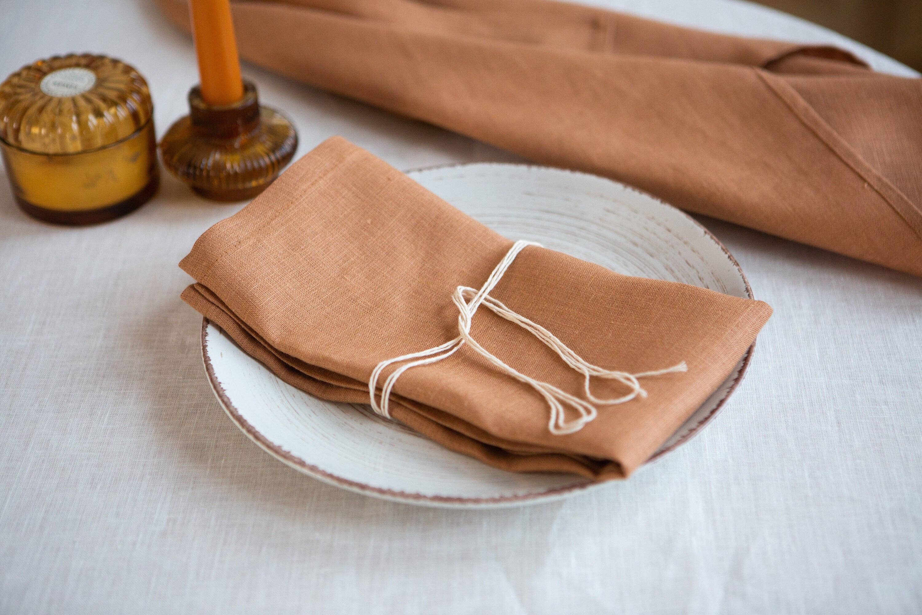 Organic linen napkin / Sage