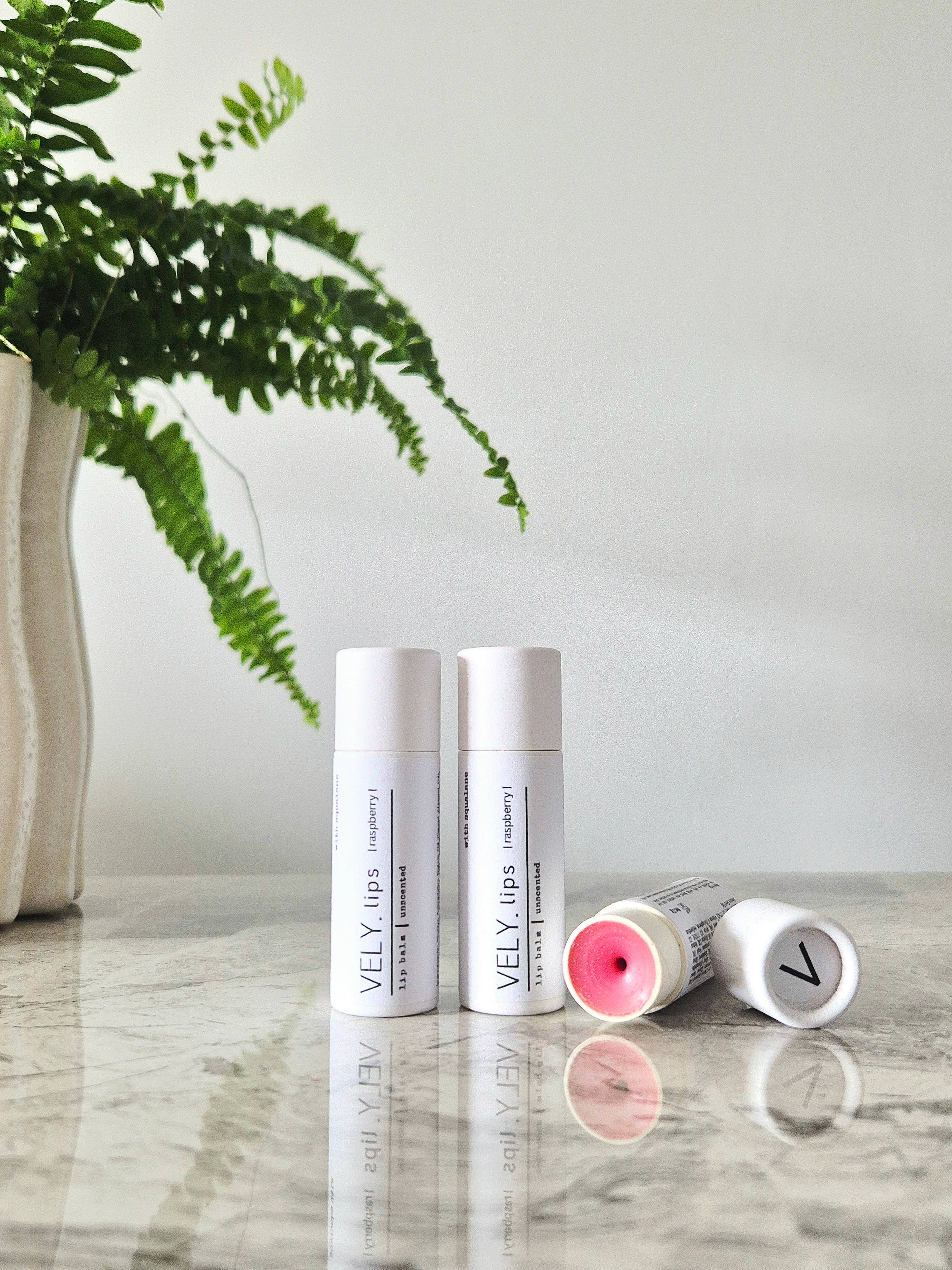 Raspberry Tinted Lip Balm — The Vely Soapery