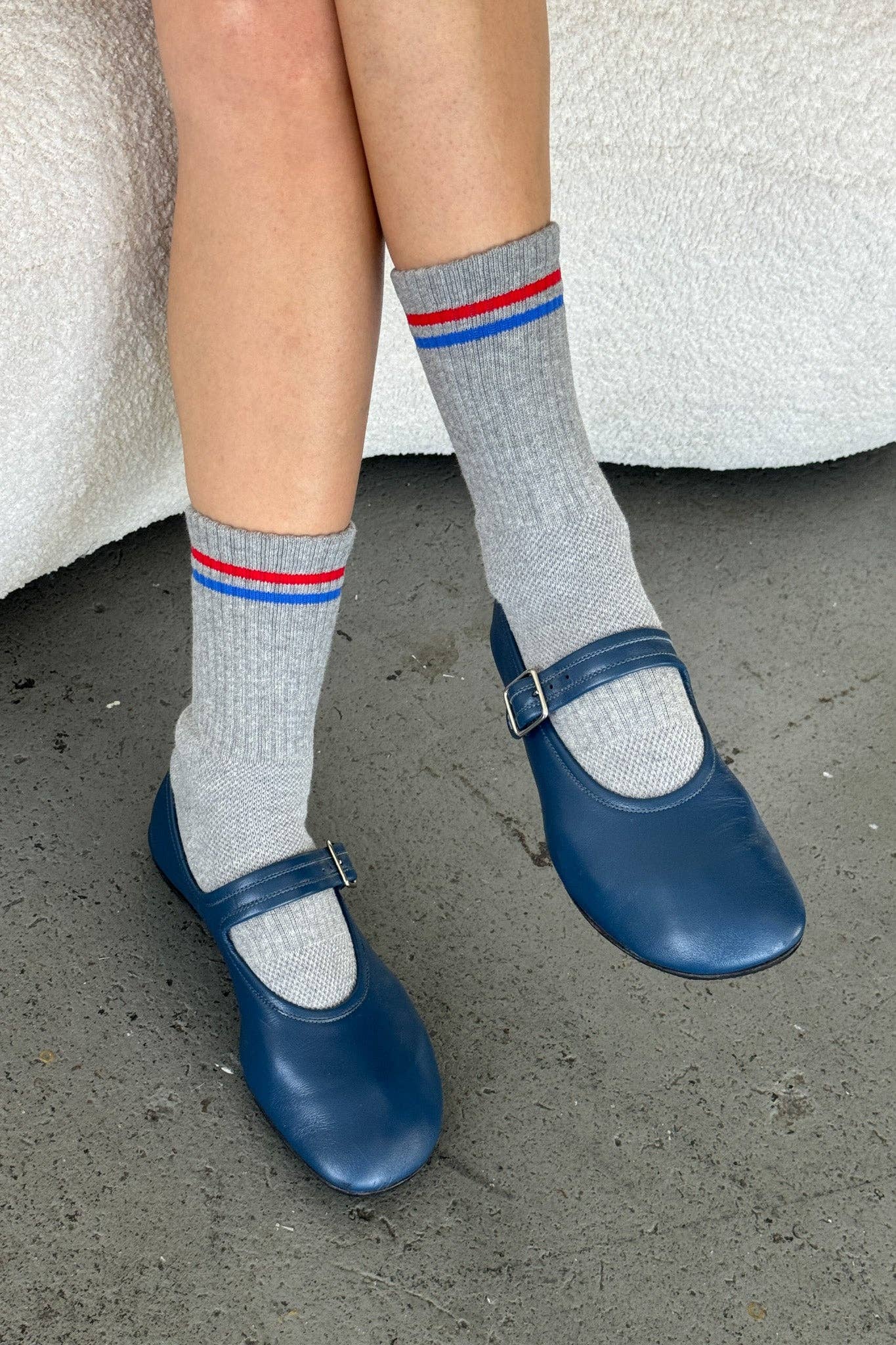 Boyfriend Socks : True Grey - Le Bon Shoppe