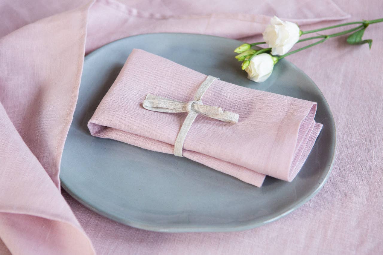 Organic linen napkin / Sage