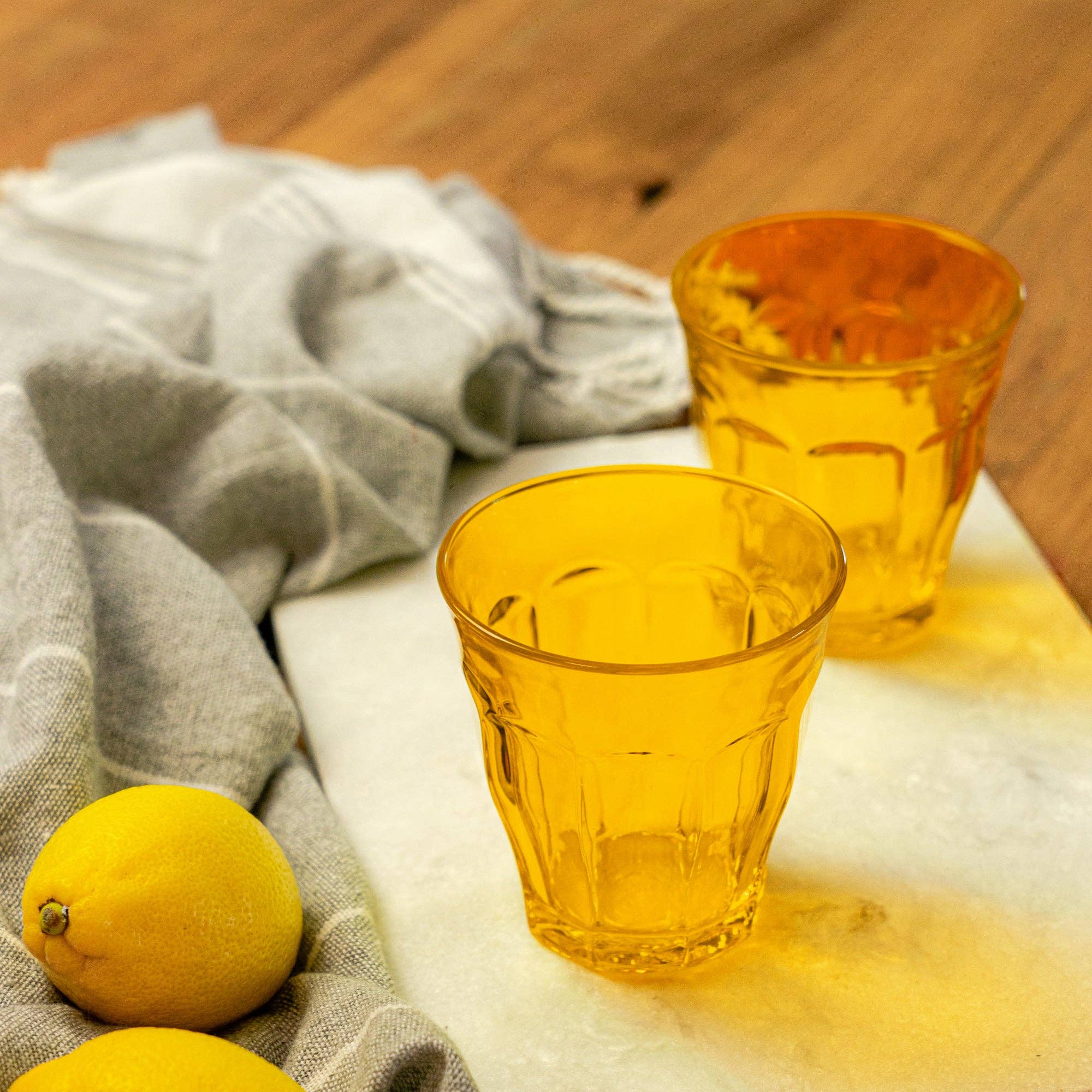 Duralex Picardie Glass Drinking Tumbler - Amber - 250ml