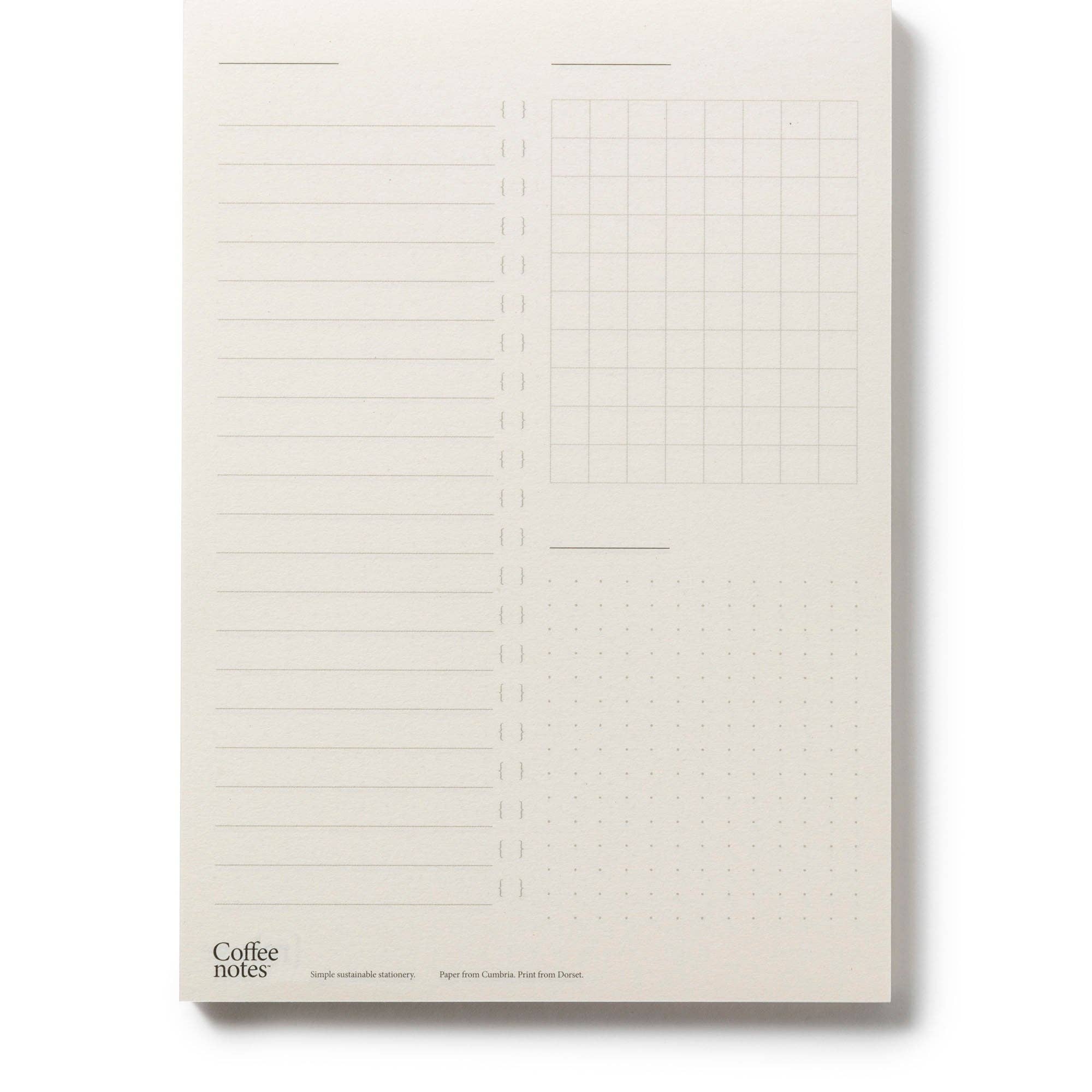 Navy Wool Organiser Pad
