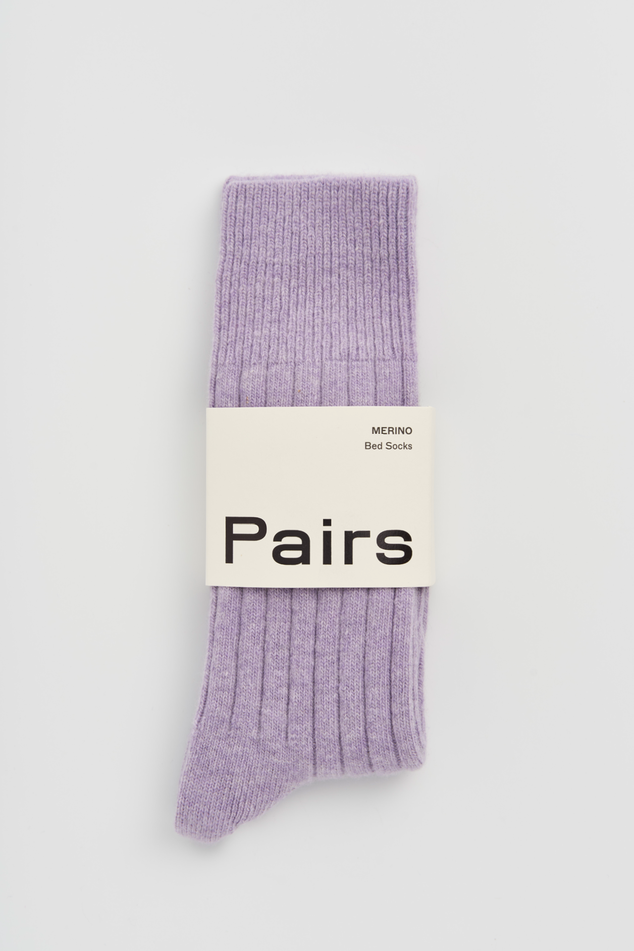 Parma Violet Merino Bed Socks: Parma Violet / Large (UK 9-13)
