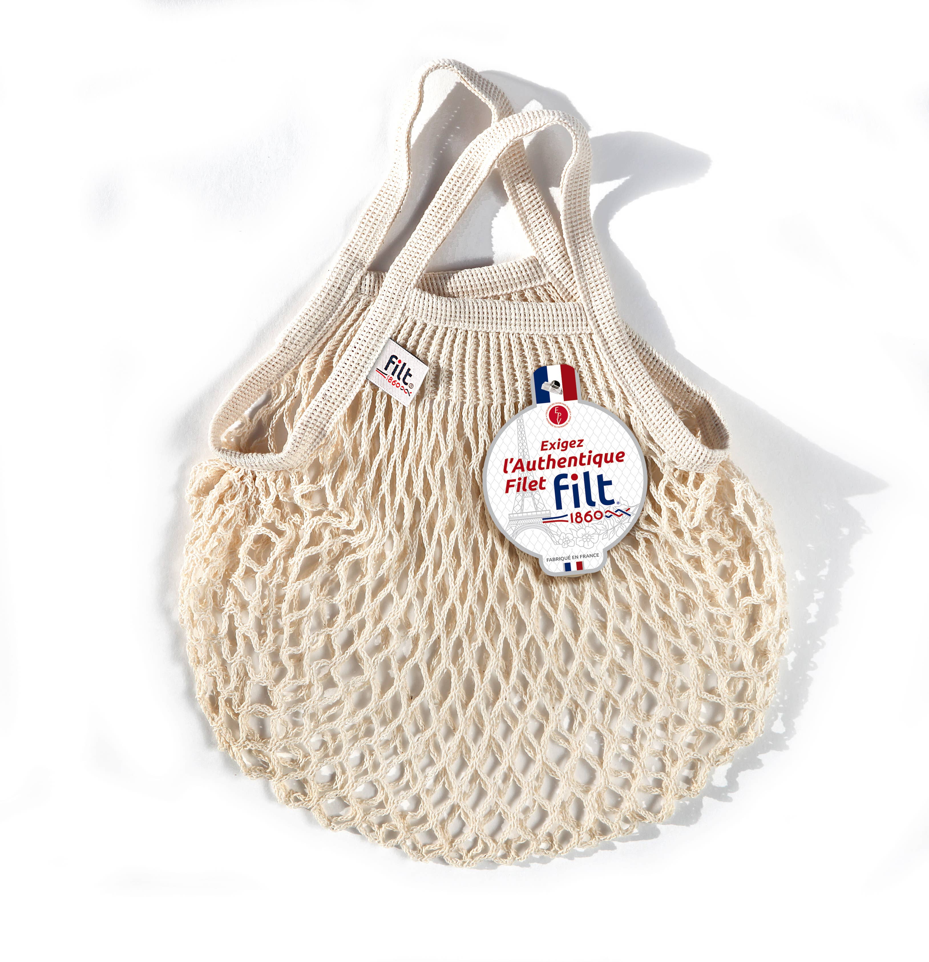 Net Shopping Bag Ecru Mini - Filt1860
