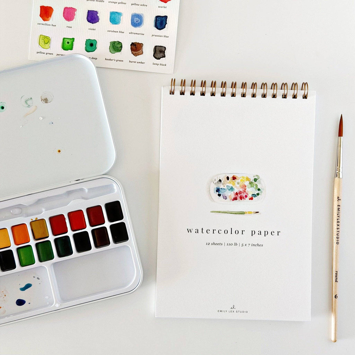 Emily Lex Studio Spiral Watercolour Paper Pad