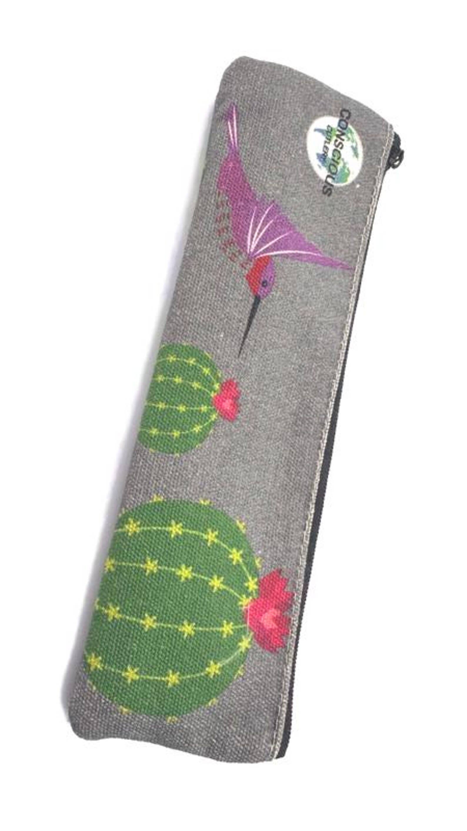 Hummingbird & Cactus Travel Cutlery Set — Conscious Cutlery