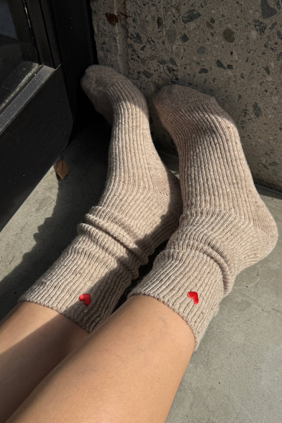 Le Bon Shoppe Embroidered Snow Socks