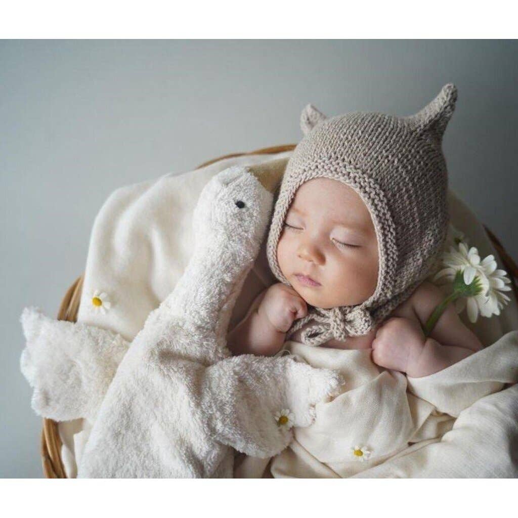 Cuddly animal Goose small | white