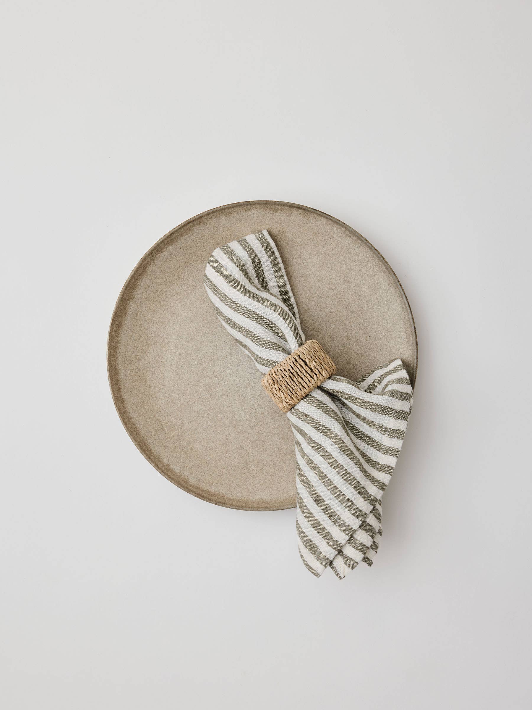 Leon napkin - 100% linen: Yellow