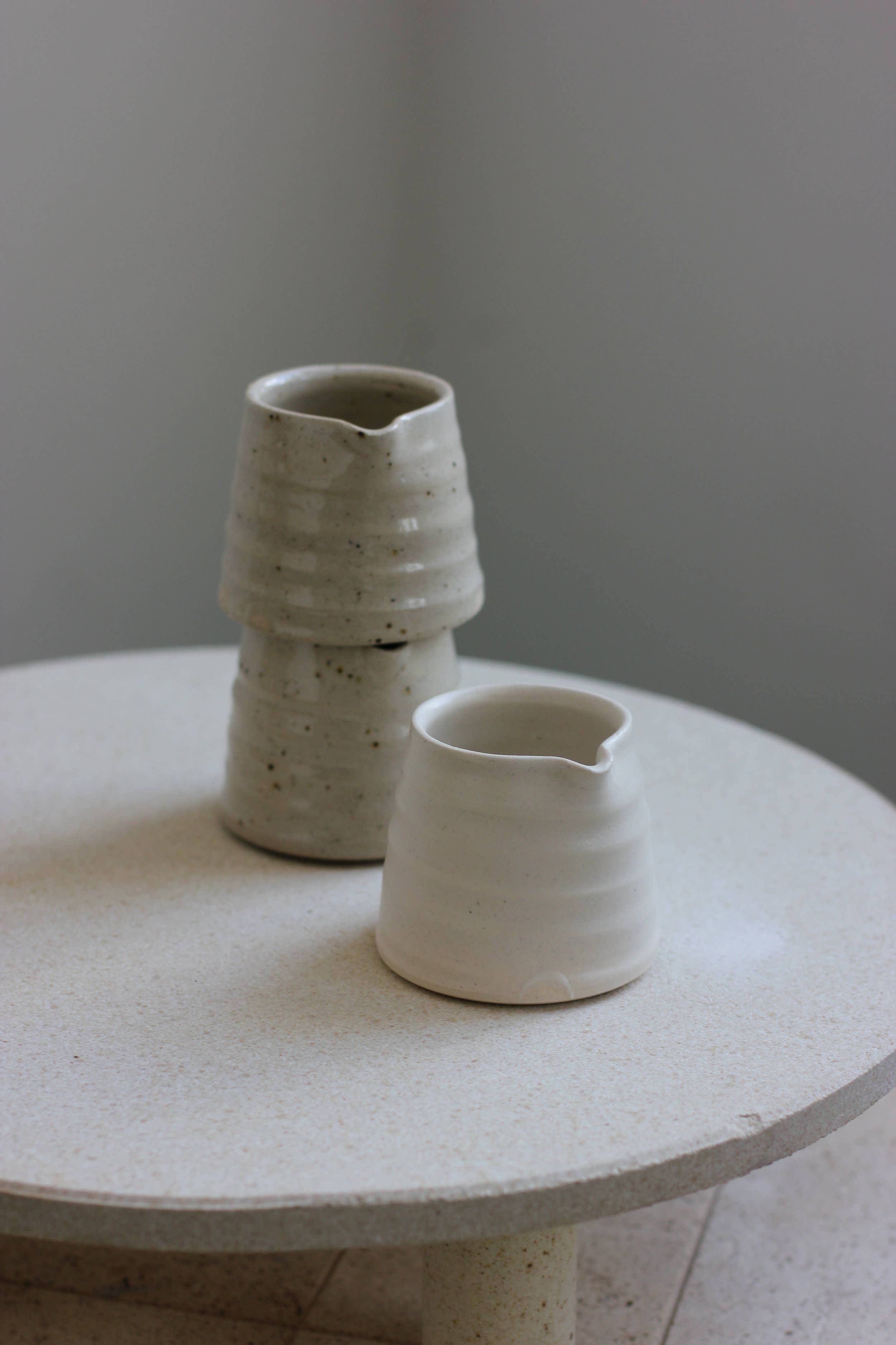 Stoneware Milk Jug: Speckled - Eleanor Torbati