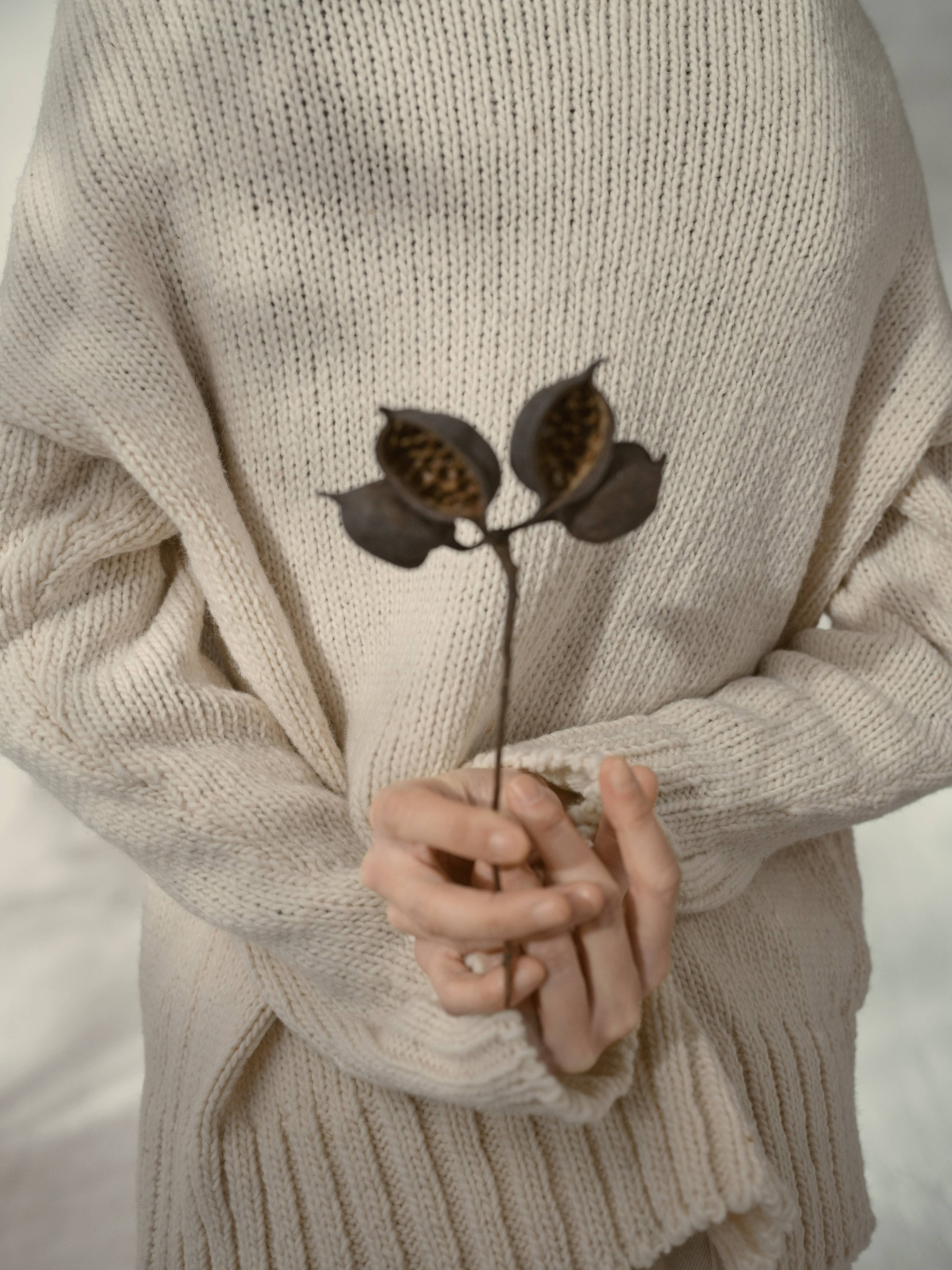 Artisan Turtleneck – Pure Wool: Natural White