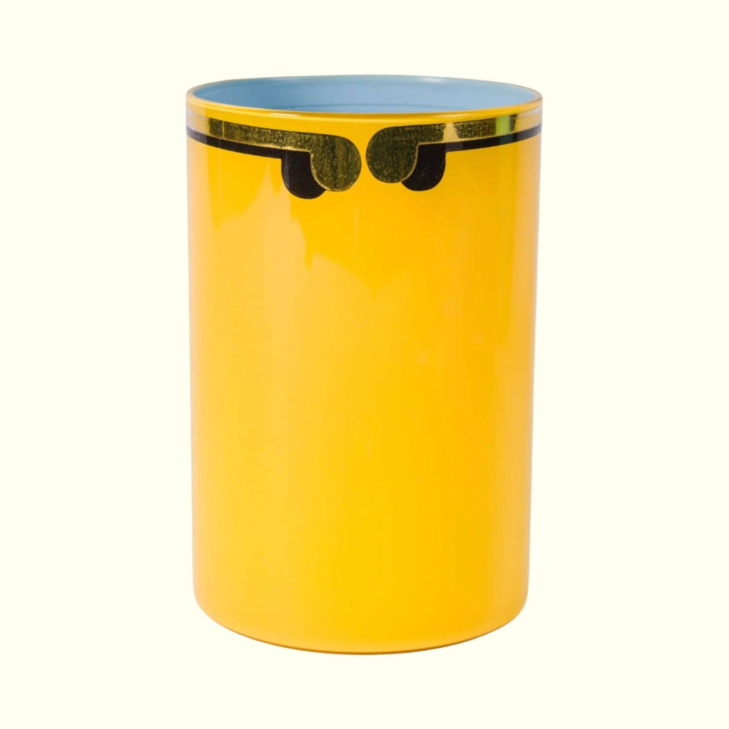 Roman Soldier & Lion Brush Pot