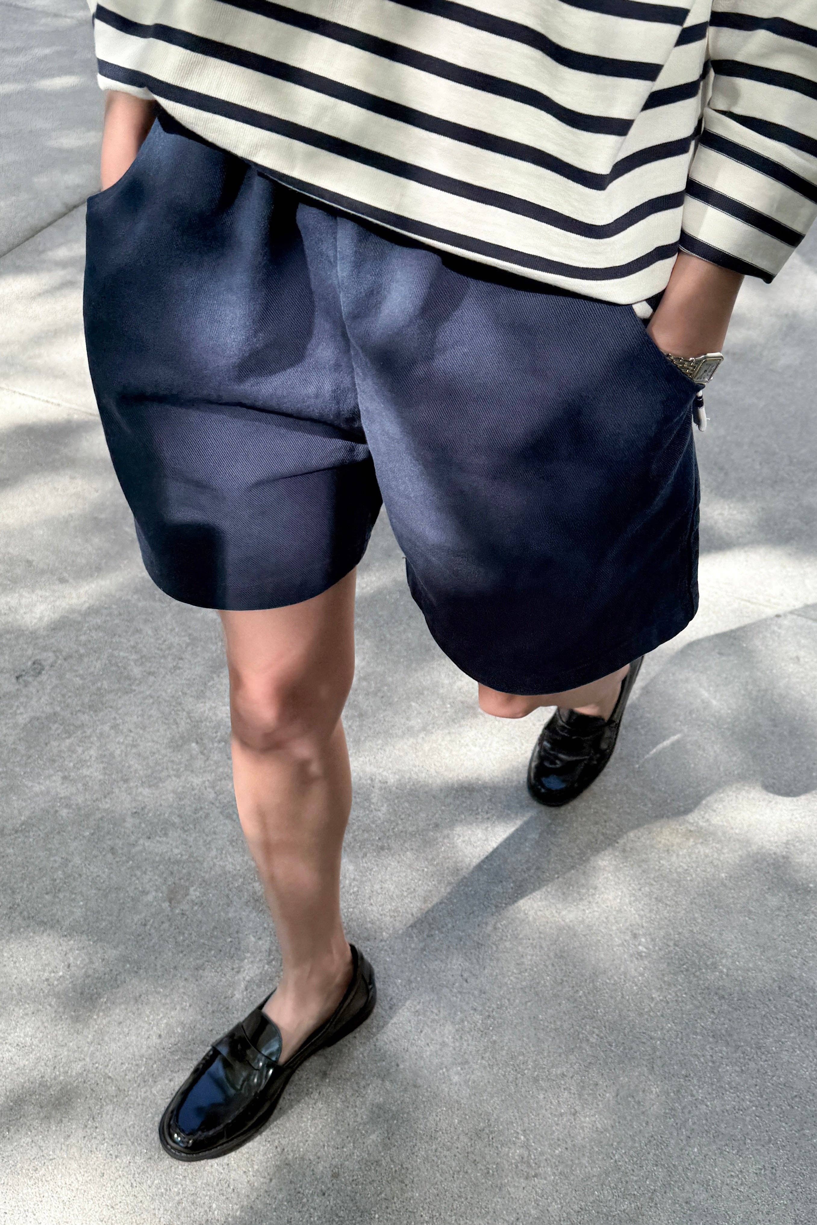 City Shorts Navy - Le Bon Shoppe
