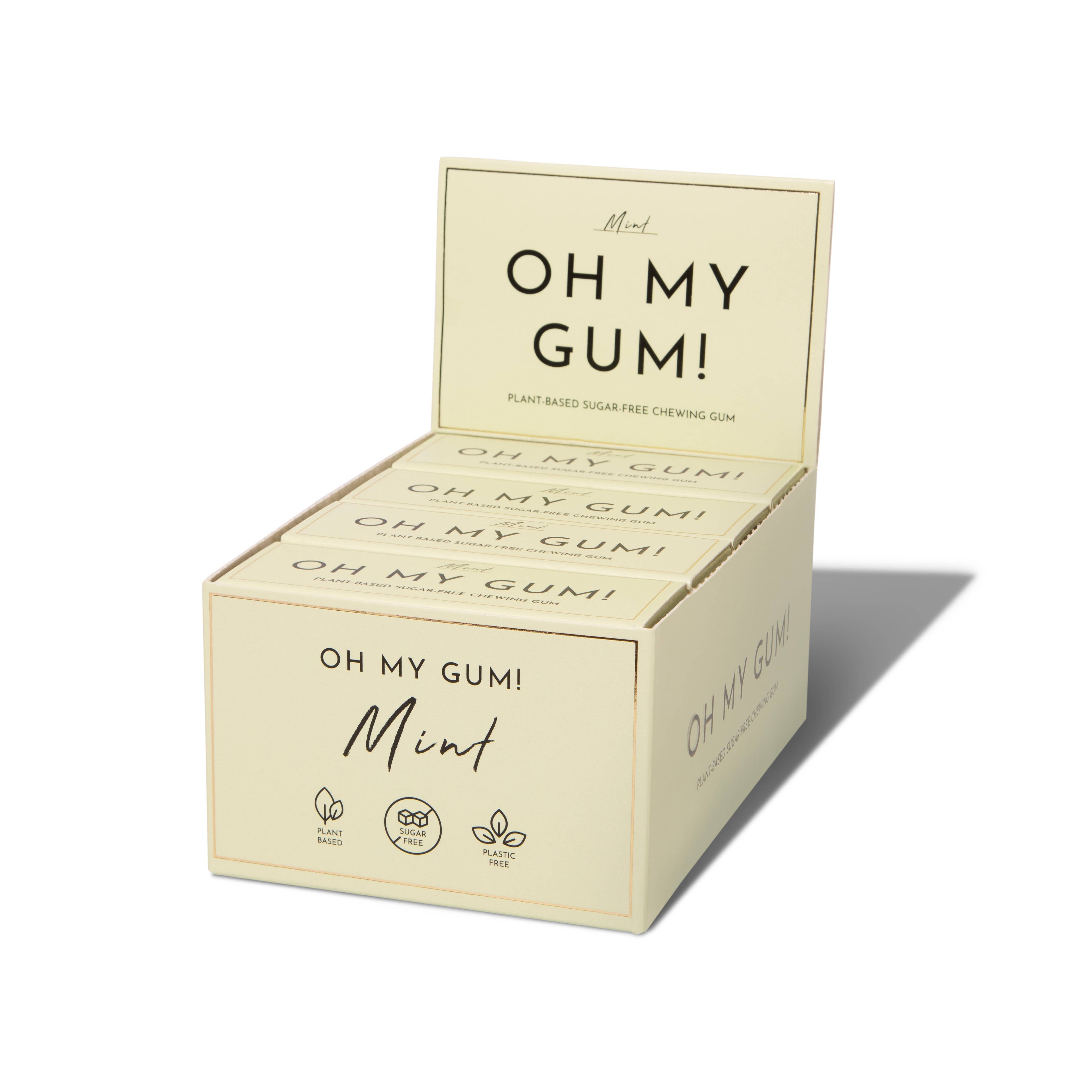 OH MY GUM! - Mint Chewing Gum | Plant-based | Aspartame-free