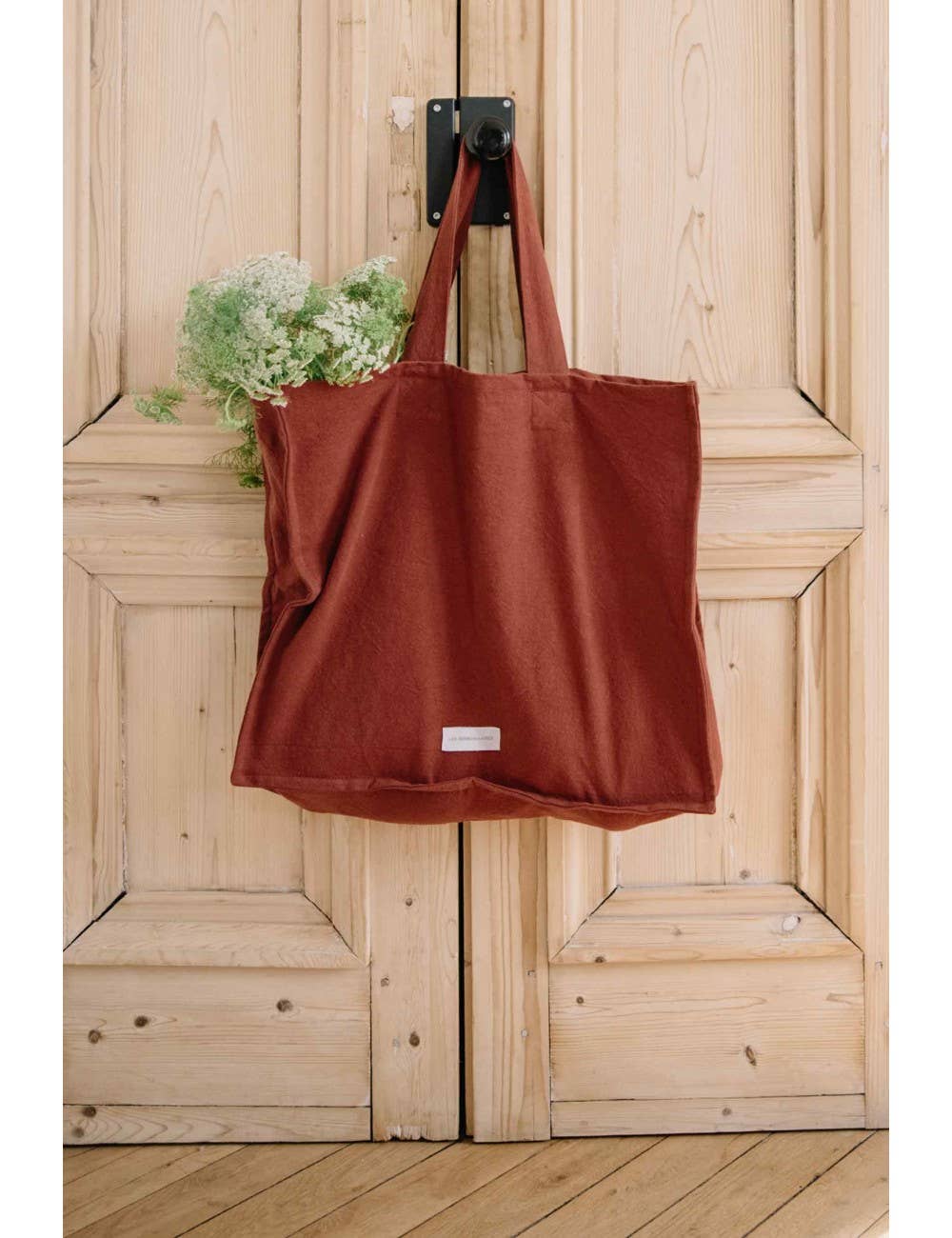 Rust Organic Cotton Canvas Tote