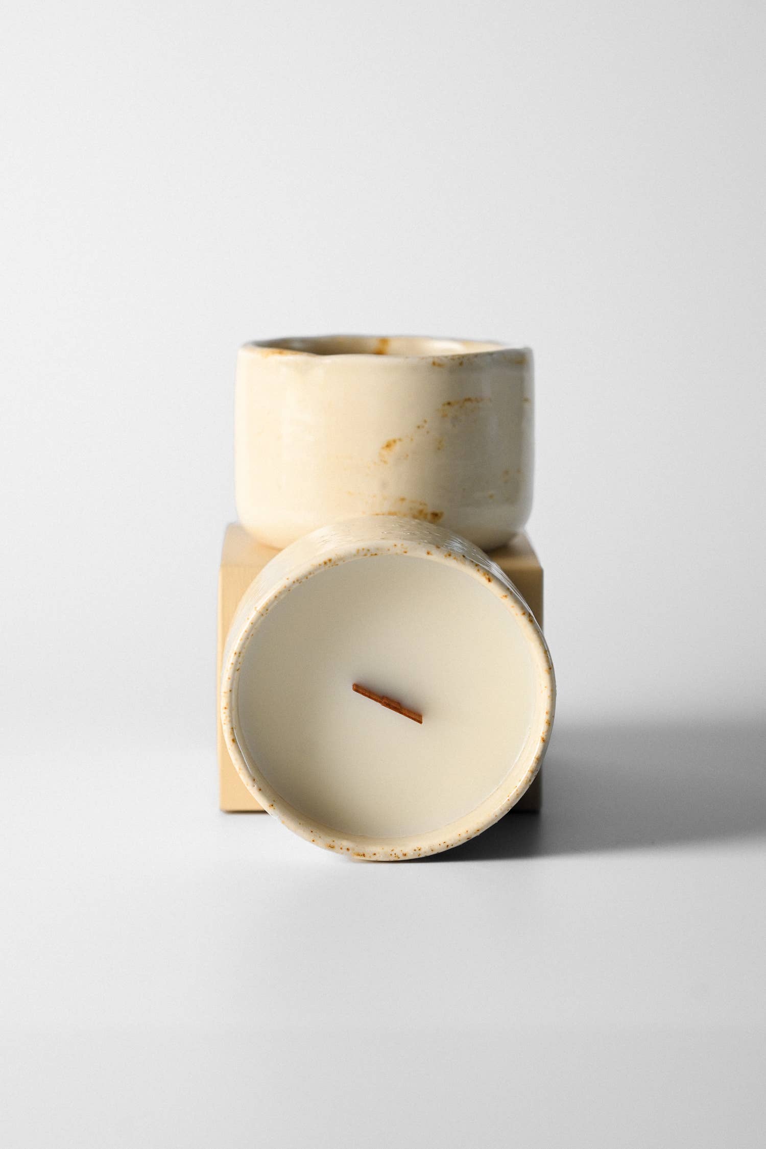 Gingerbread Candle Mug. Christmas 