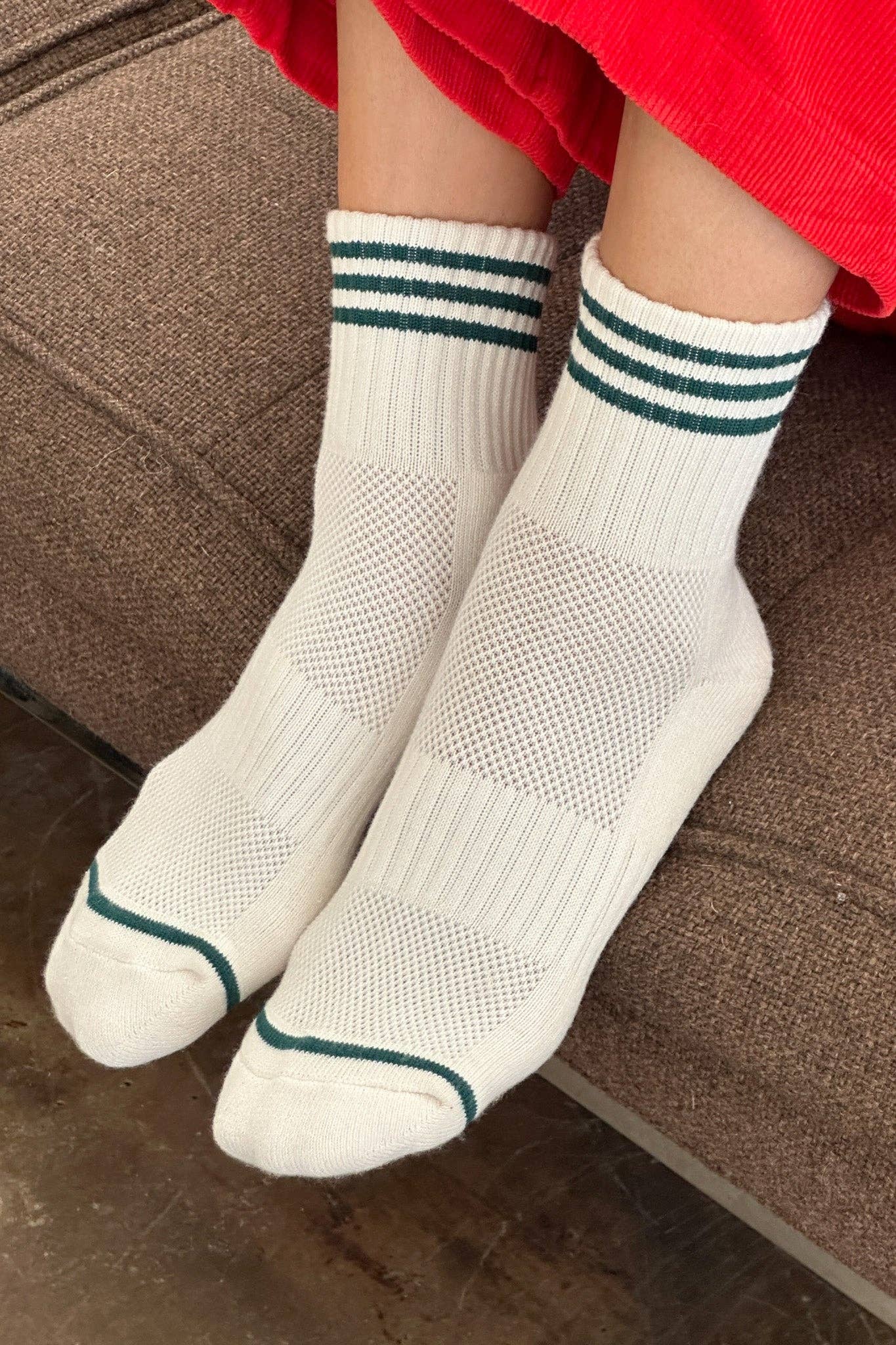 Girlfriend Socks: Hunter Green - Le Bon Shoppe