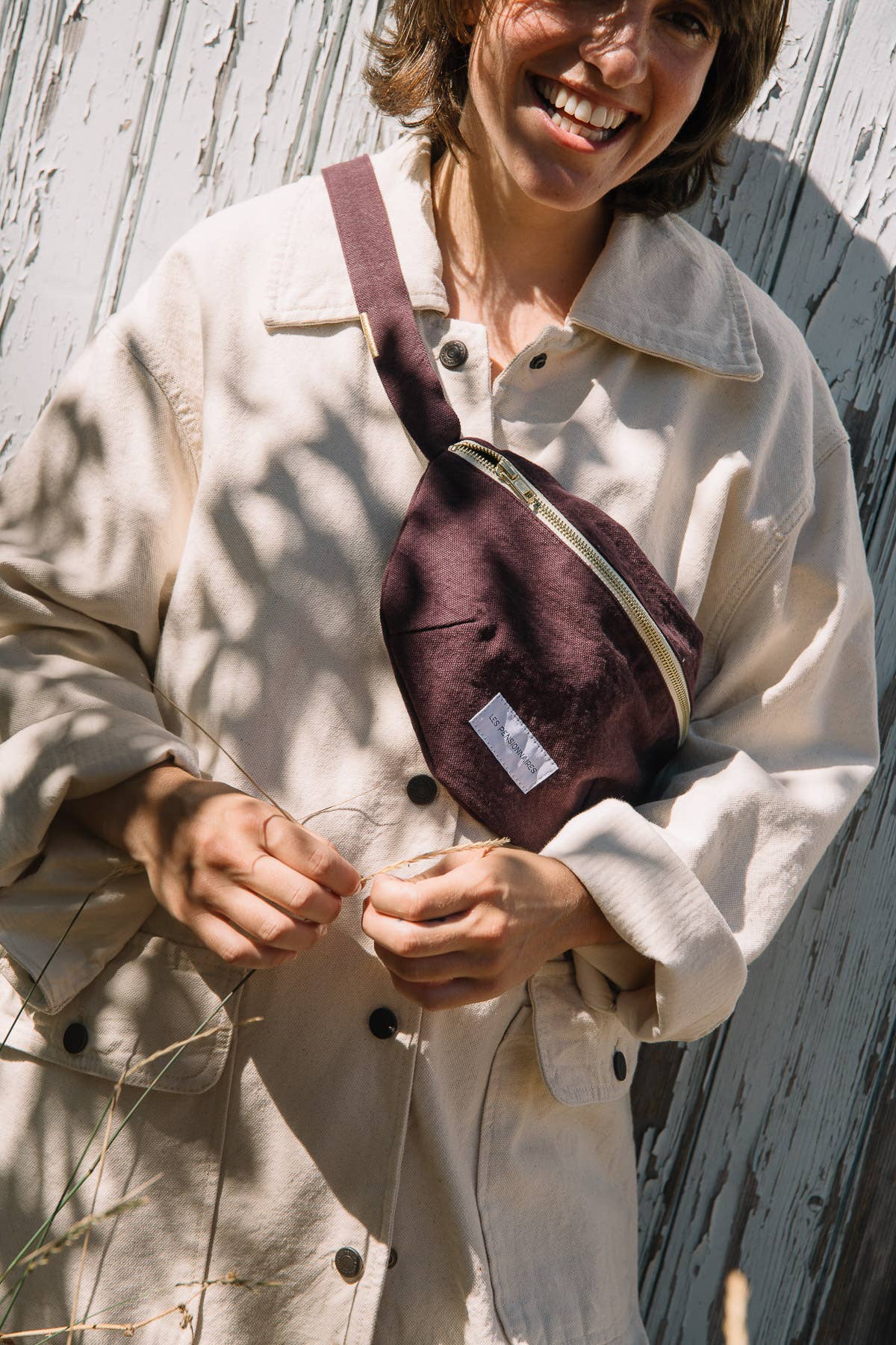 Les Pensionnaires Fanny Pack – Eggplant Purple