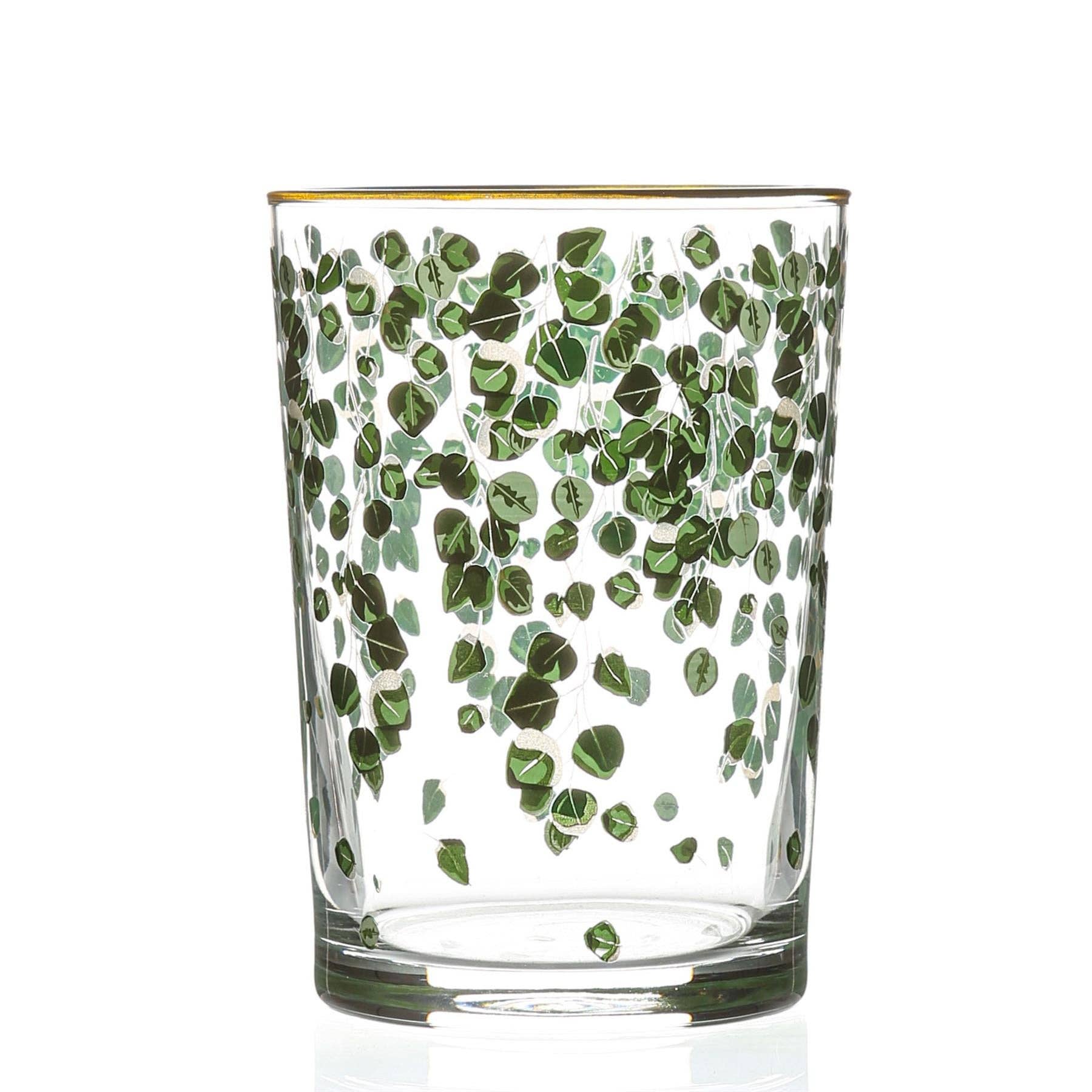 Decorated Highball Glass  - Set of 3