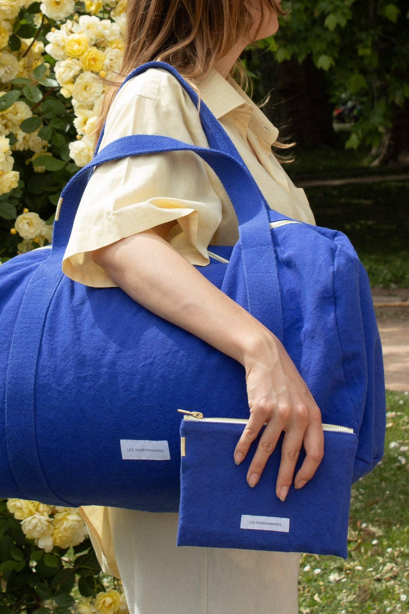 Les Pensionnaires Small Pouch in Ultramarine Blue