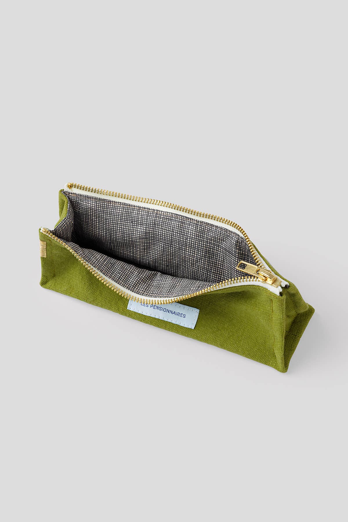 Les Pensionnaires Pencil Case in Moss Green