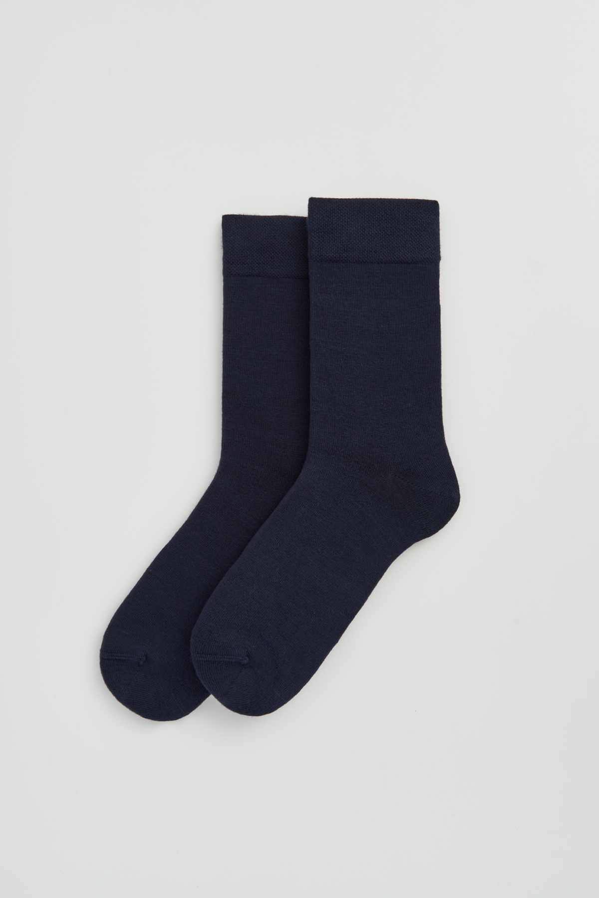 Inky Blue Bamboo Socks: Large (UK 9-13)