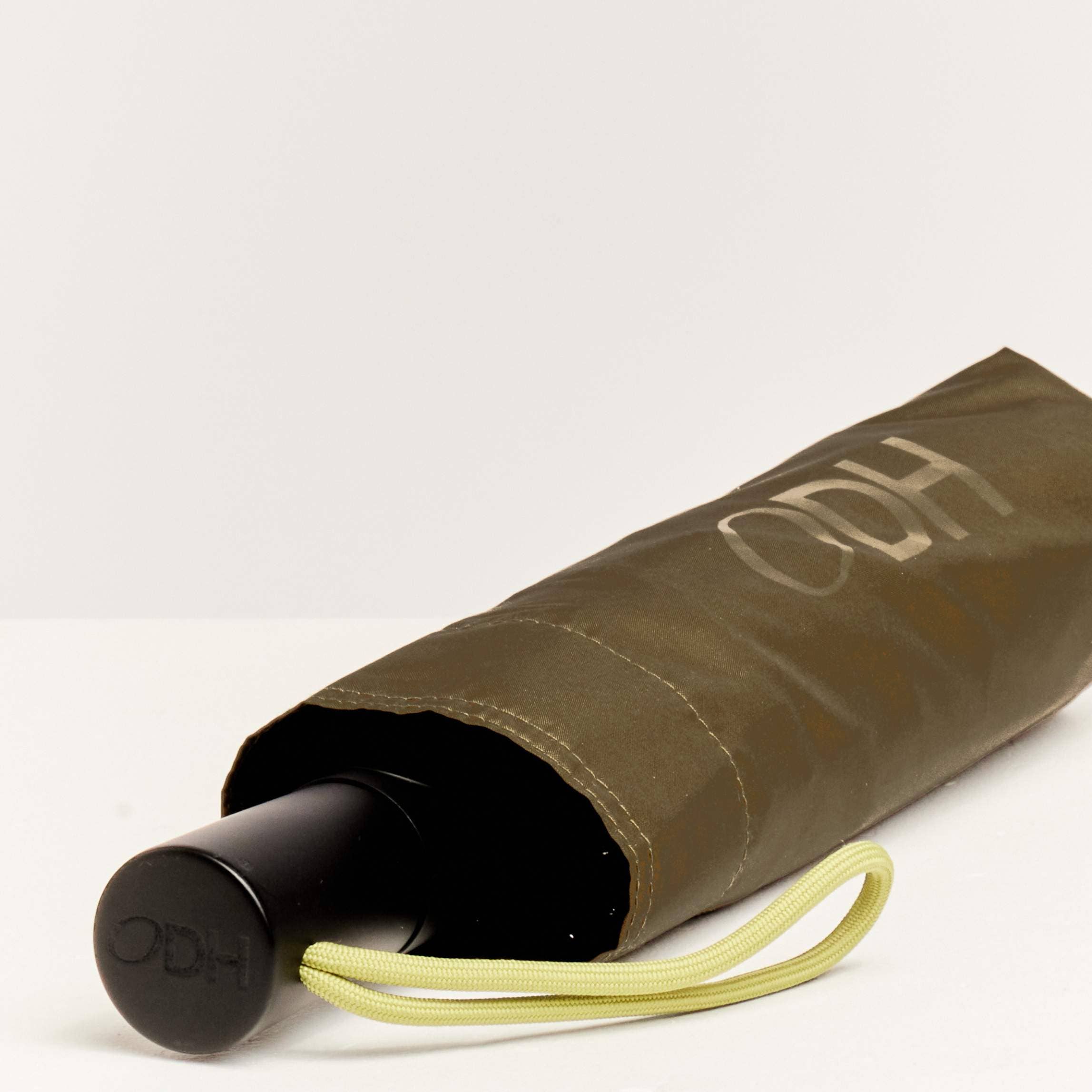 The Daily - Dark Olive Eco-Friendly Automatic Umbrella: Black