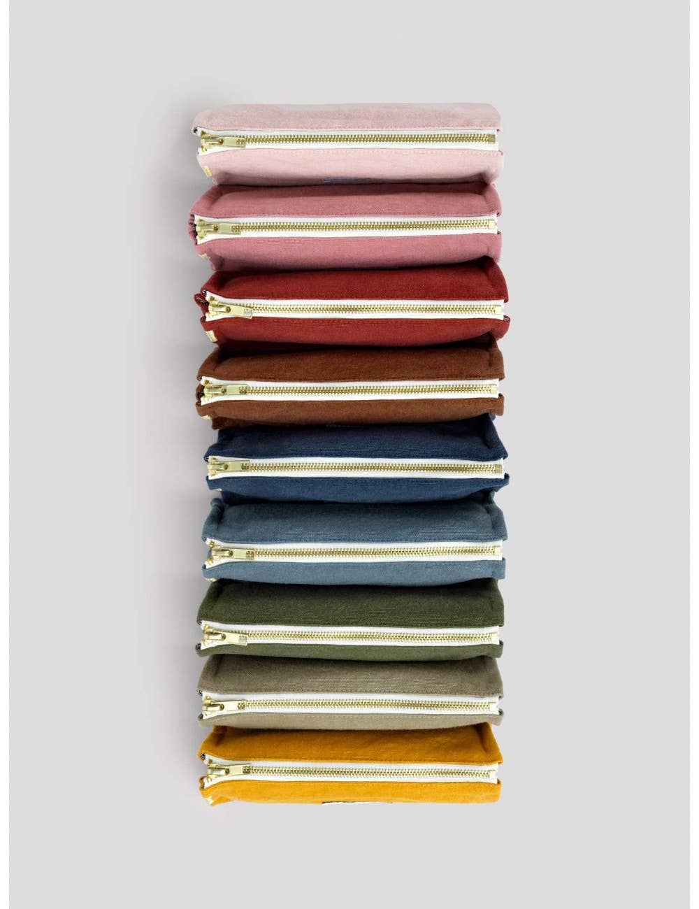 Organic Cotton Canvas Pencil Case Horizon Blue