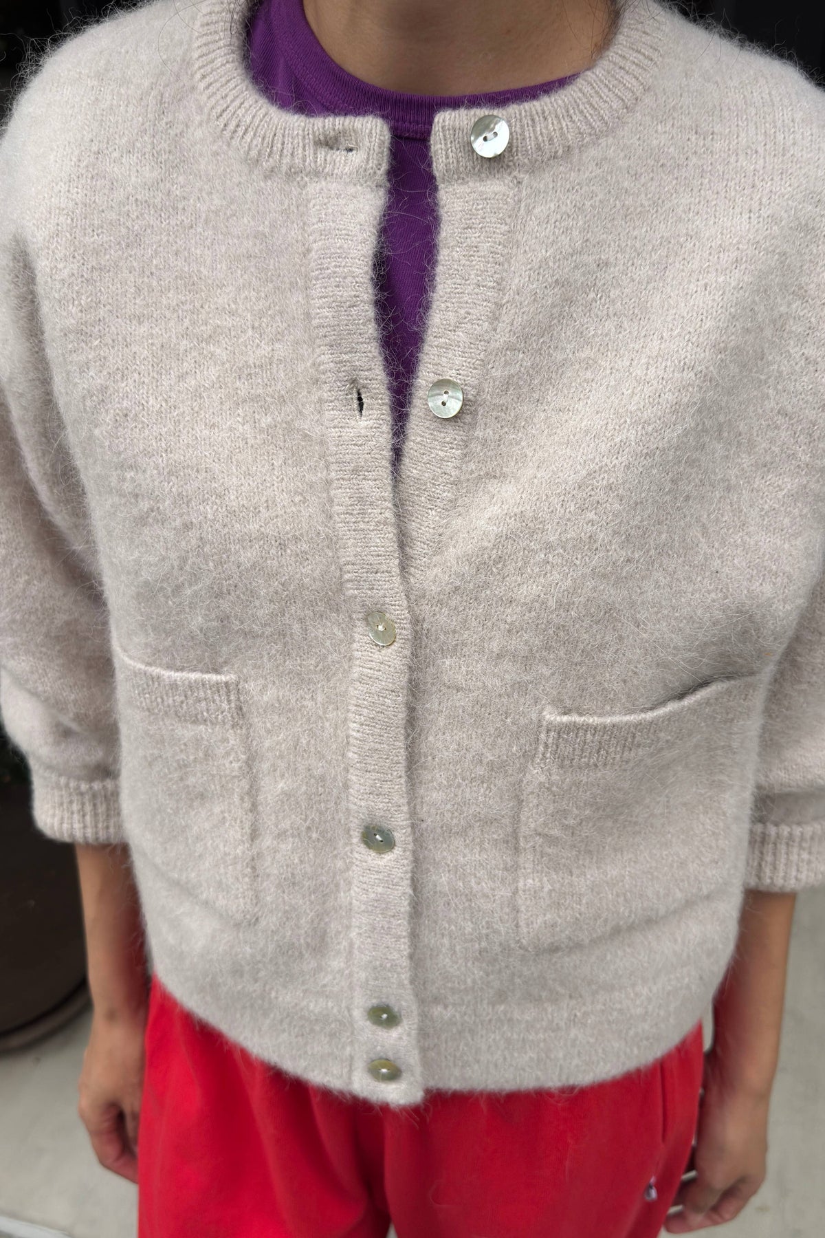 Le Bon Shoppe Amélie Alpaca Cardigan