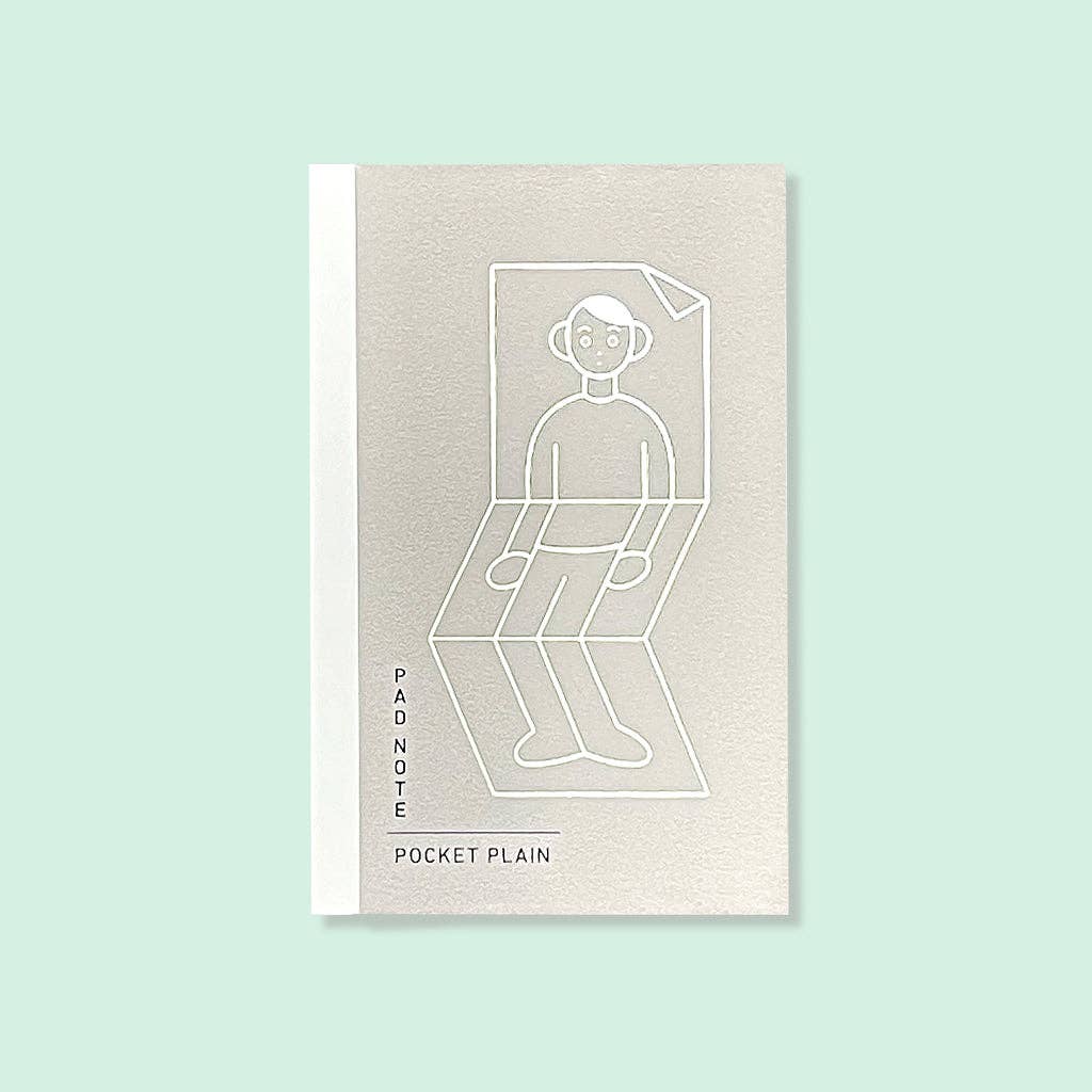 Sikigu Pad Note Pocket Unpis Edition [Grid, Plain]: Ice Blue / Plain