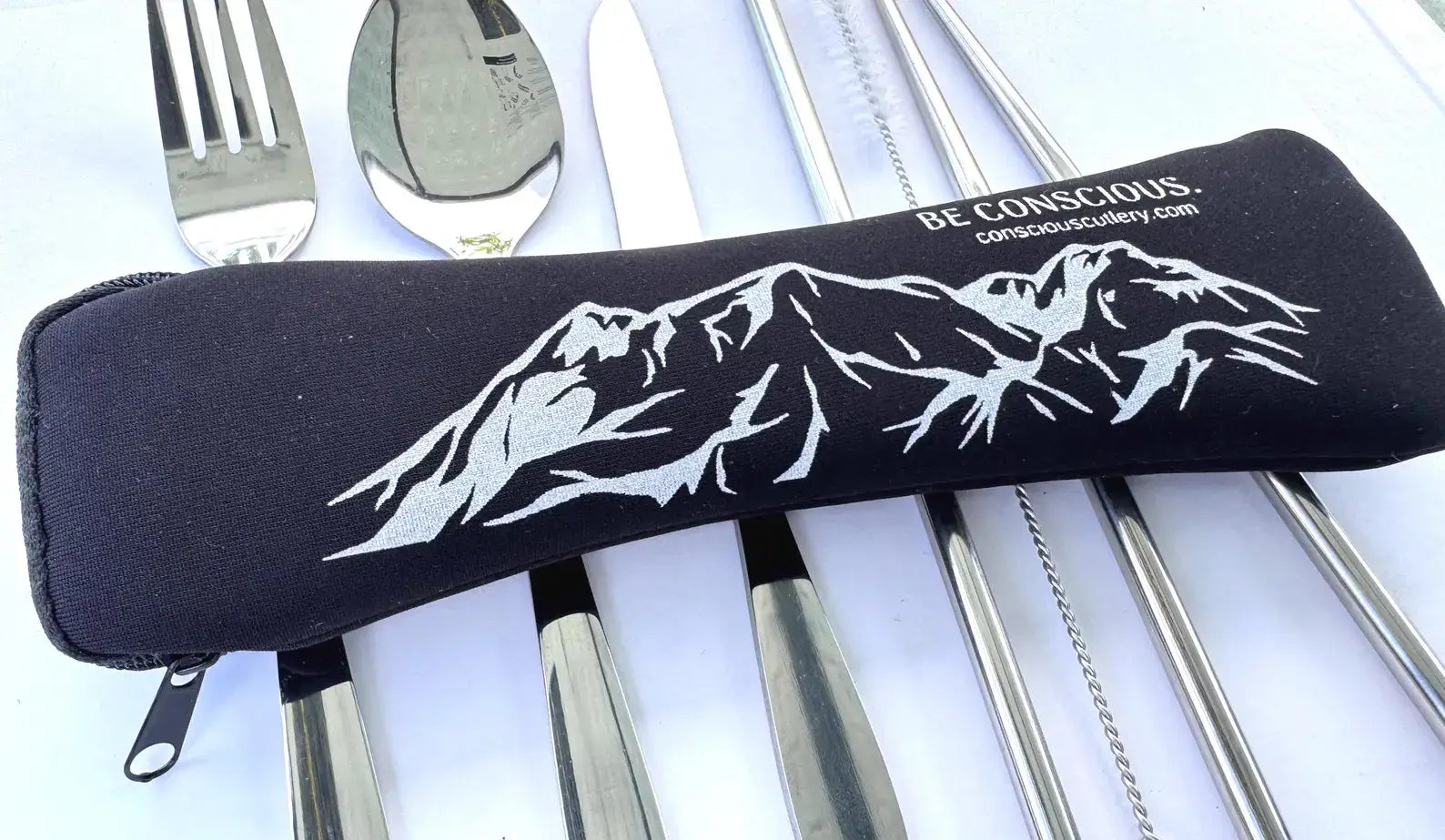 Black Mountains Travel Cutlery Set — Conscious Cutlery