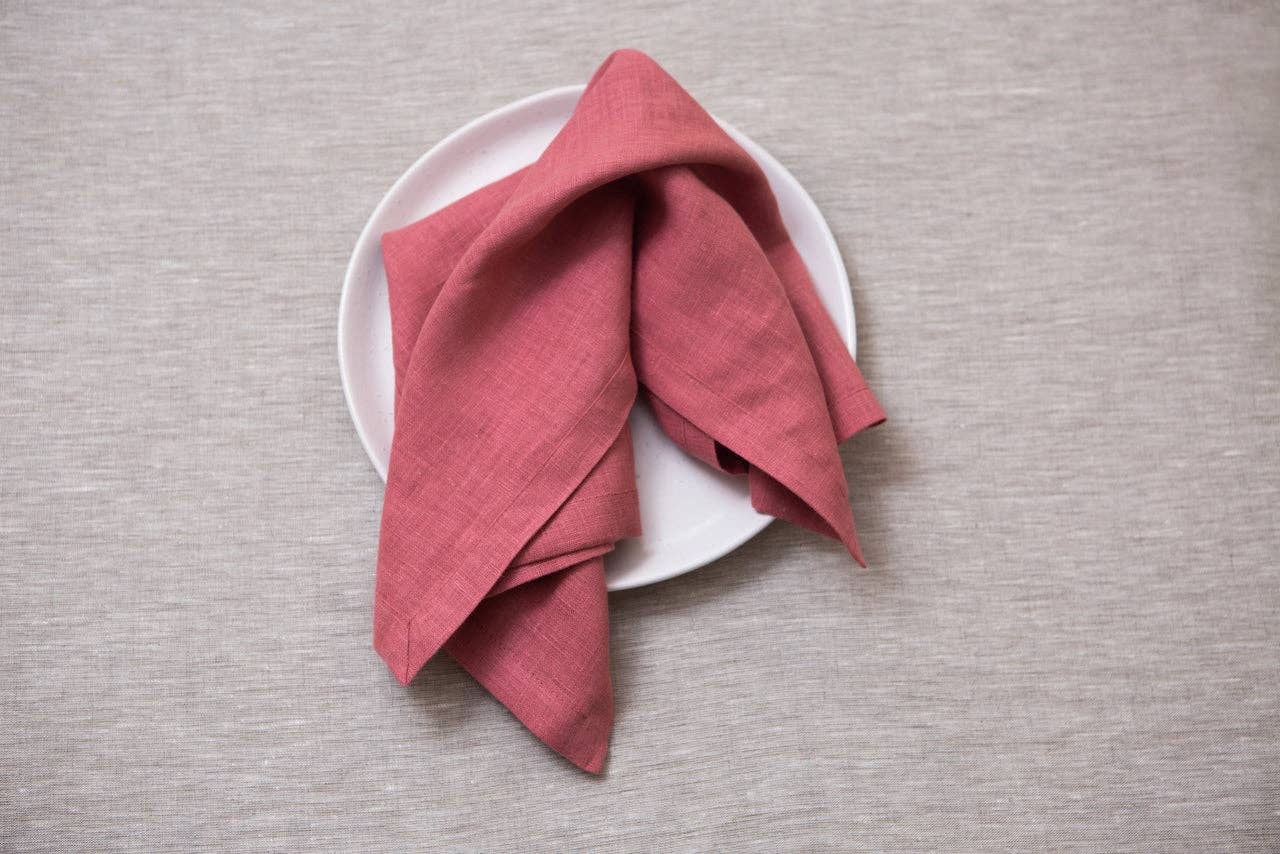 Organic linen napkin / Sage