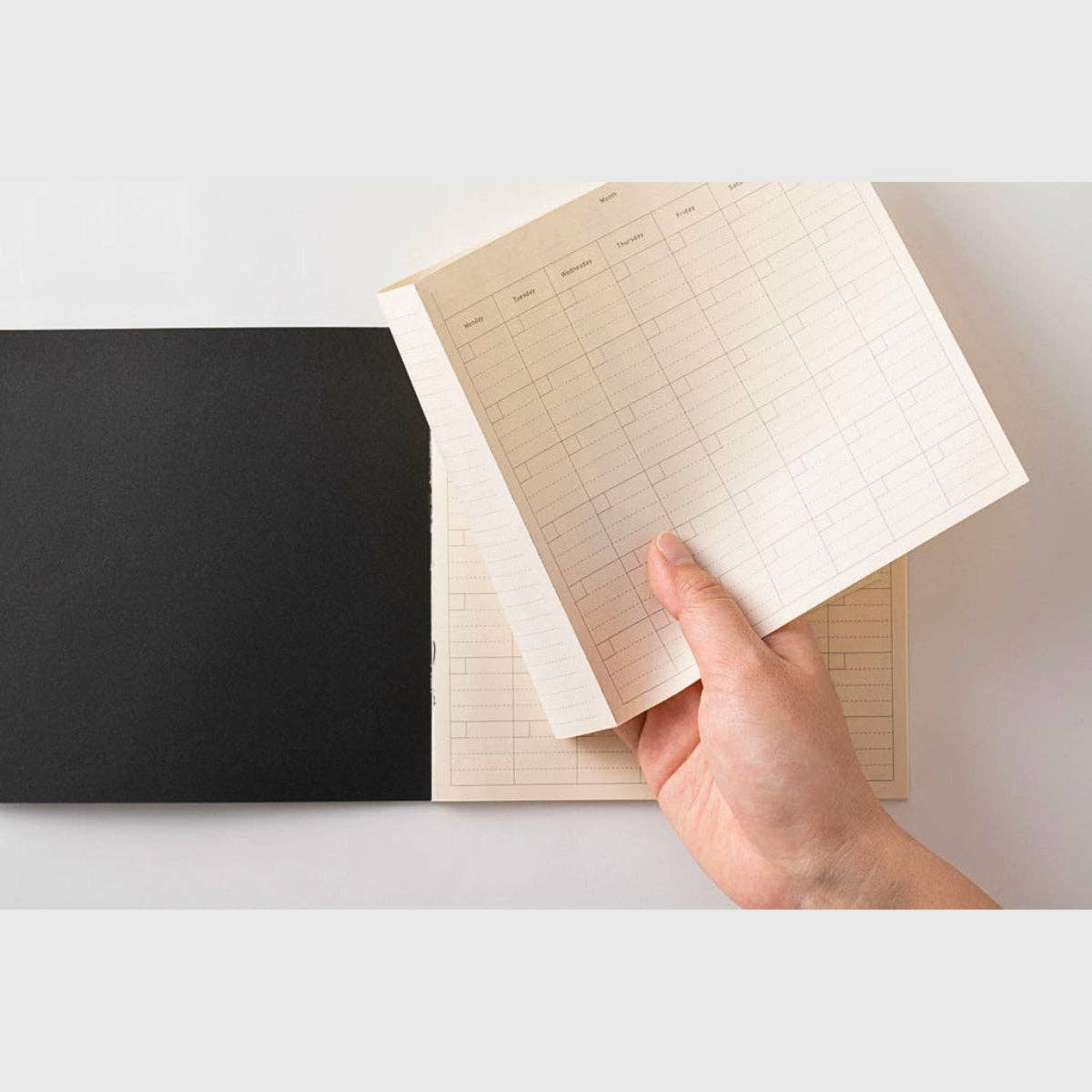 Sikigu Pad Note – Easy Peel Off Notebook: Gray / Square / Plain