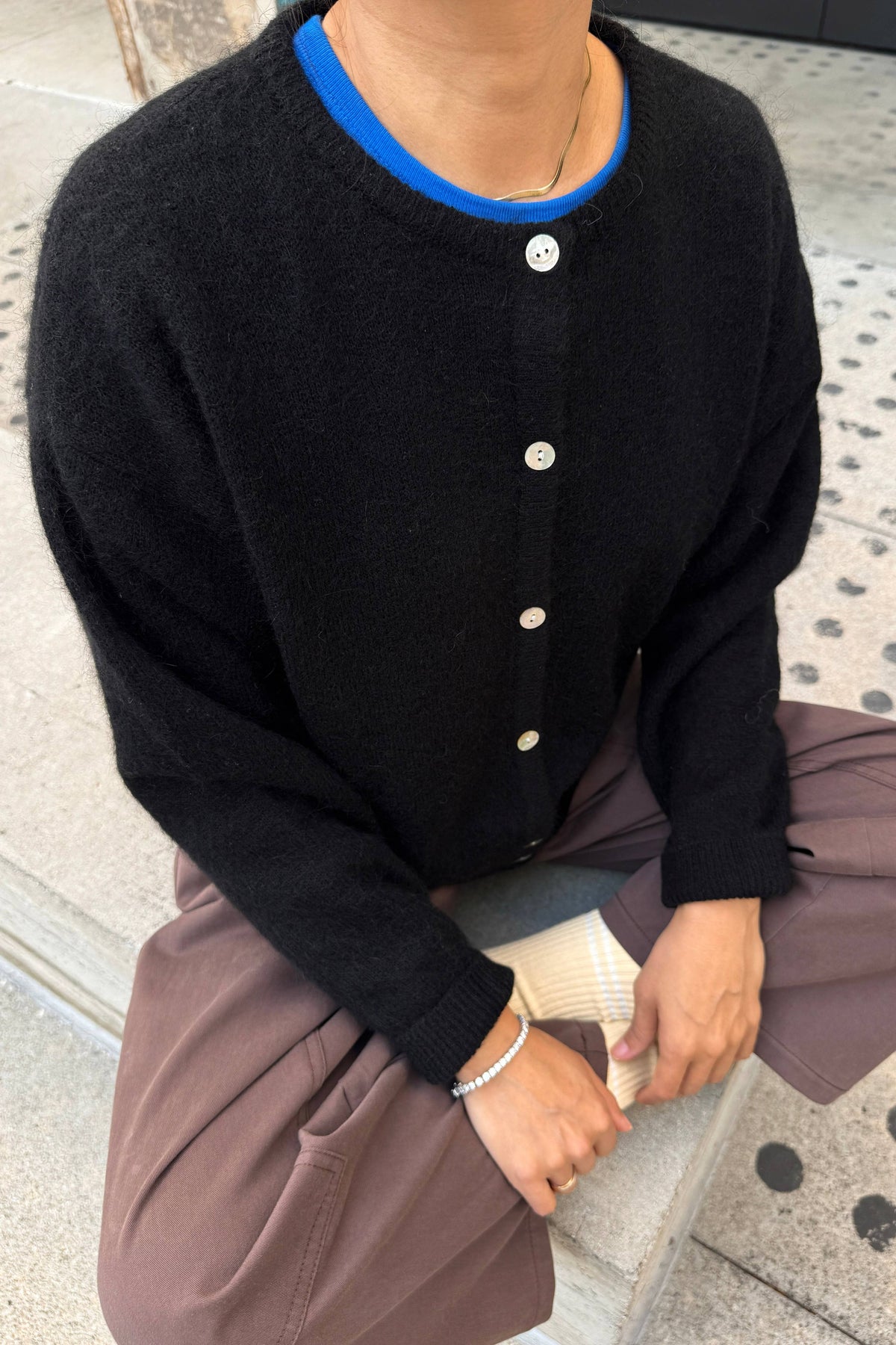 Le Bon Shoppe Ayla Mohair Cardigan