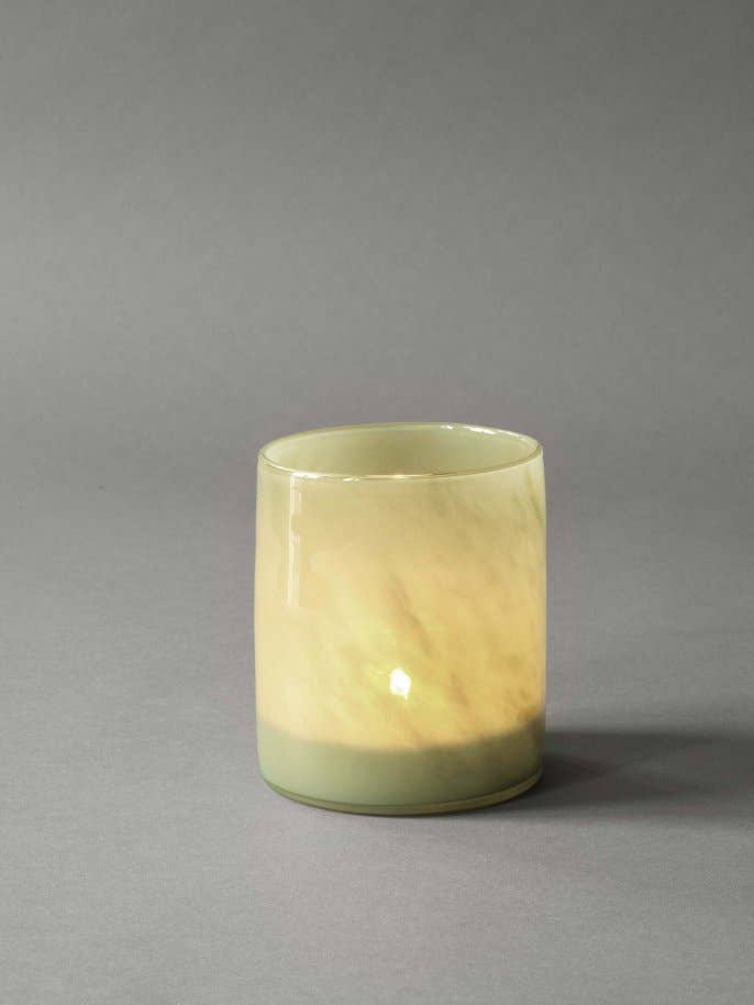 Lyric candle holder - M: Olive Green