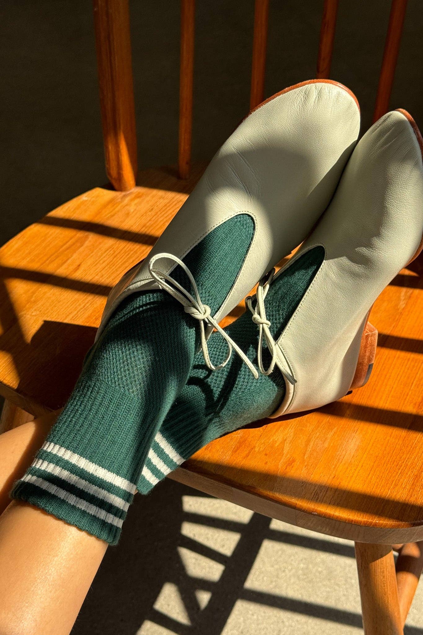 Girlfriend Socks: Hunter Green - Le Bon Shoppe