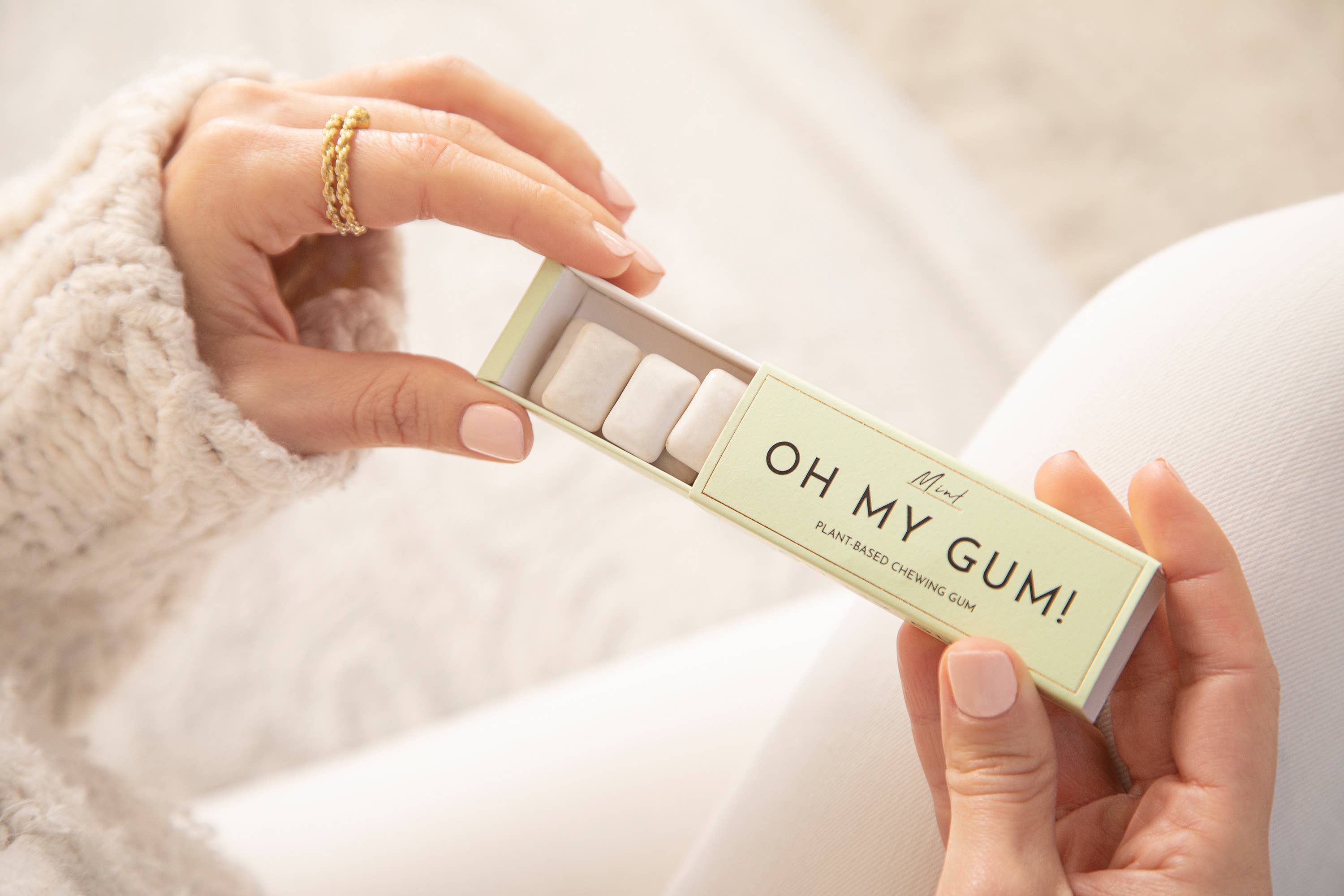 OH MY GUM! - Mint Chewing Gum | Plant-based | Aspartame-free
