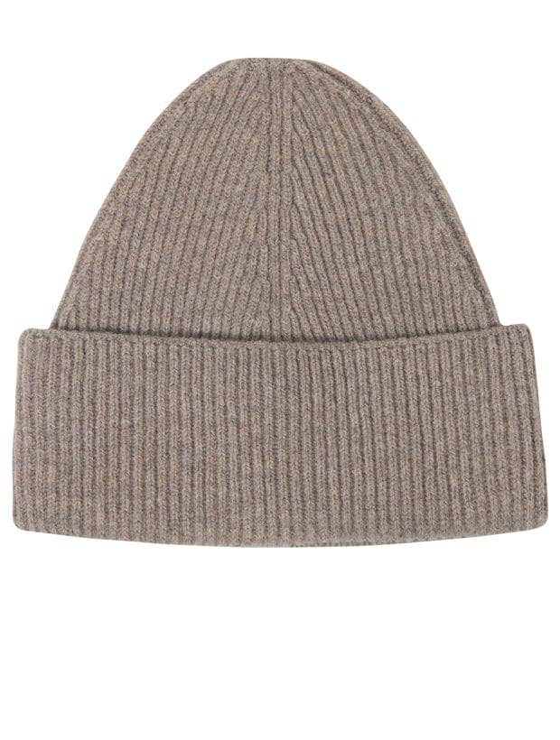 Genevieve Sweeney Lambswool Ribbed Beanie