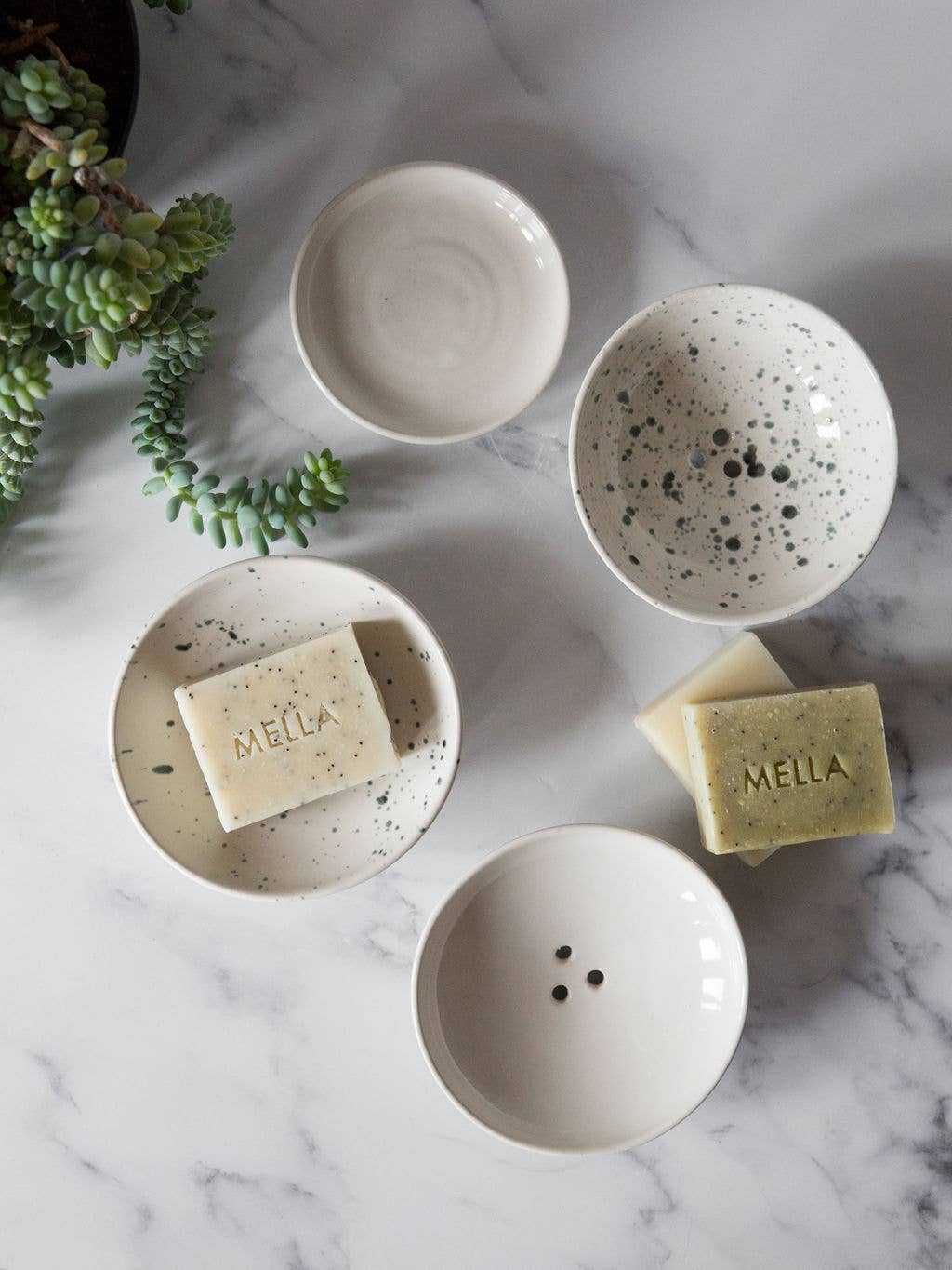 Drip Dish - for Soap Dish, Toothbrush Holder : Speckle