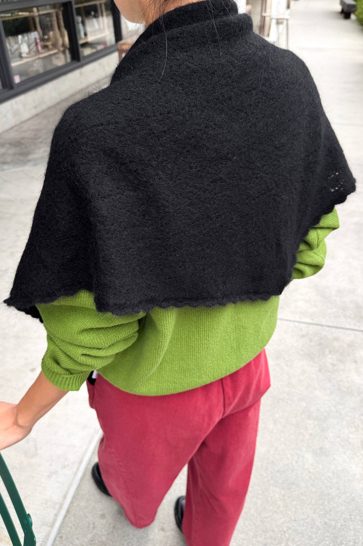 Le Bon Shoppe Mohair Pointelle Shawl
