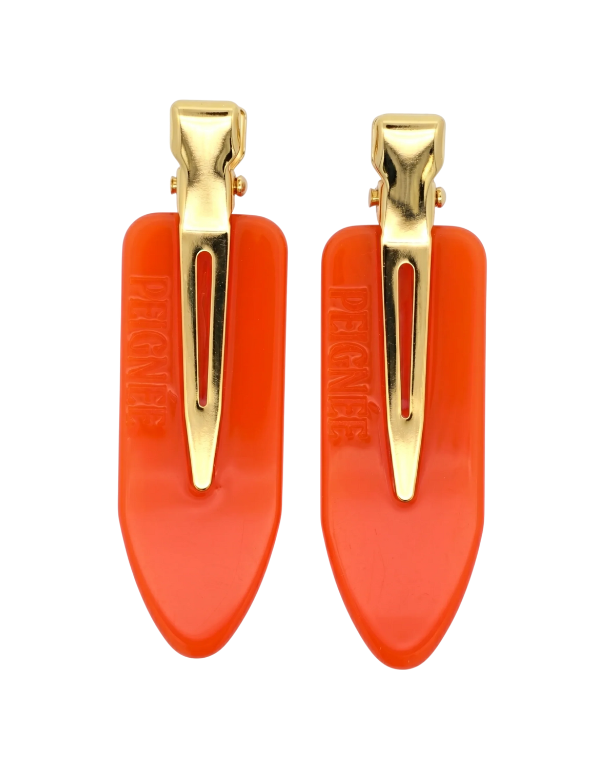 Hair clips - Orange