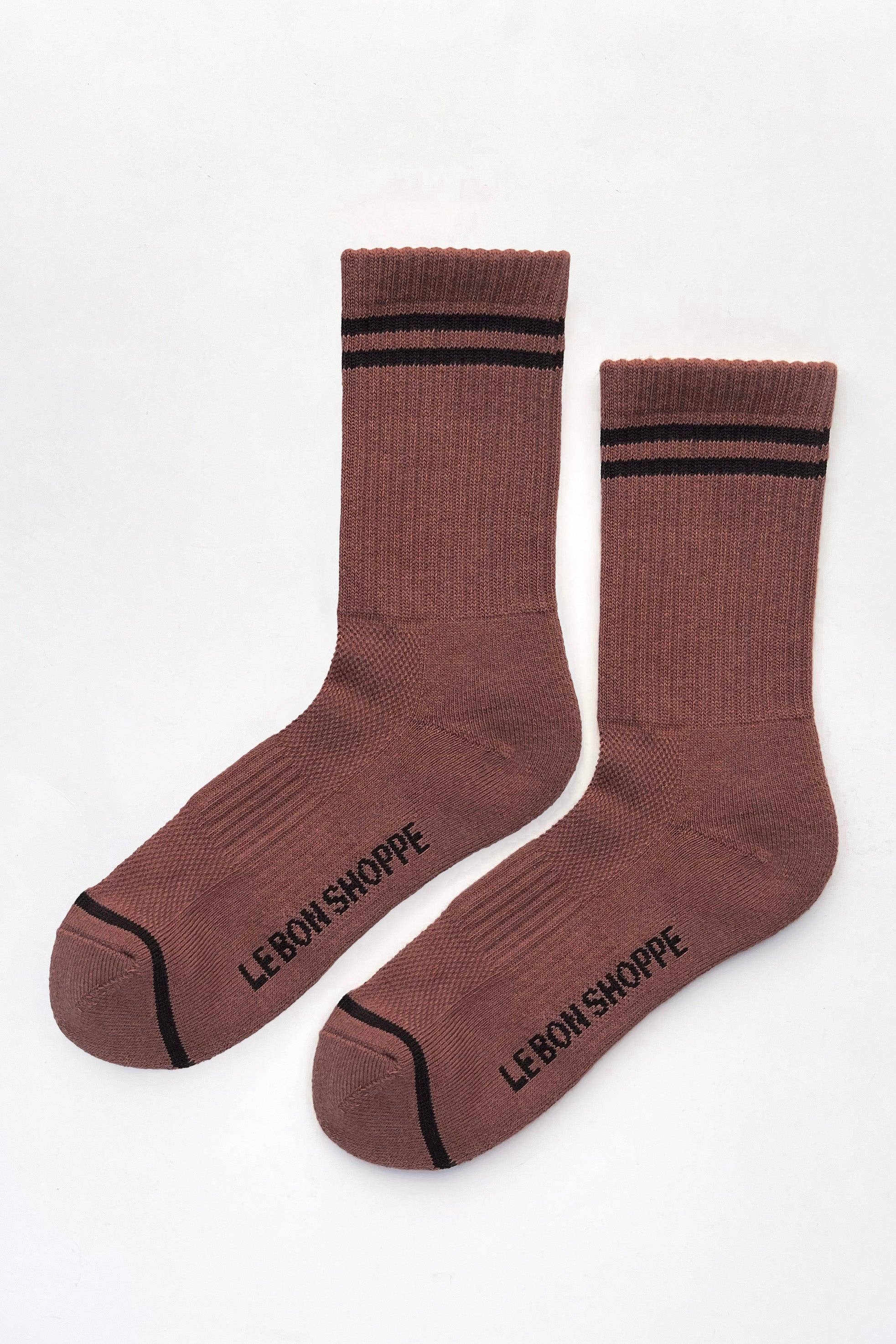 Boyfriend Socks (wholesale): Oatmeal